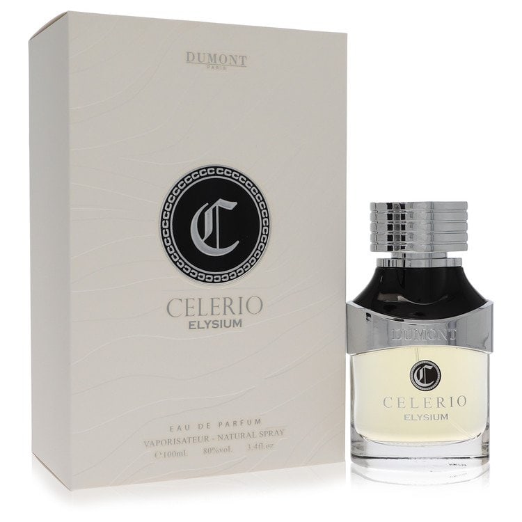 Dumont Celerio Elysium Perfume by Dumont Paris Eau de Parfum Spray: Dumont Celerio Elysium Perfume by Dumont Paris Eau de Parfum Spray Experience the timeless elegance of Dumont Paris' Elysium perfume, a sophisticated eau de parfum spray that exudes refinement and poi