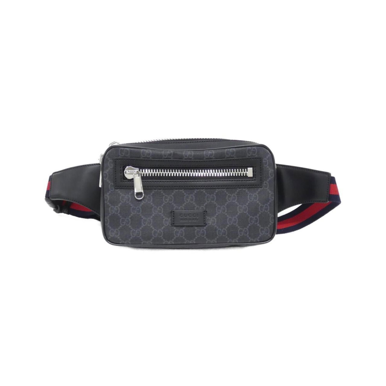 Canvas - Gucci Fanny Pack Gg Supreme: Canvas - Gucci Fanny Pack Gg Supreme A stylish and practical Gucci fanny pack, made from durable Gg Supreme canvas, adds a touch of luxury to any outfit. With its sleek black and gray color scheme, th