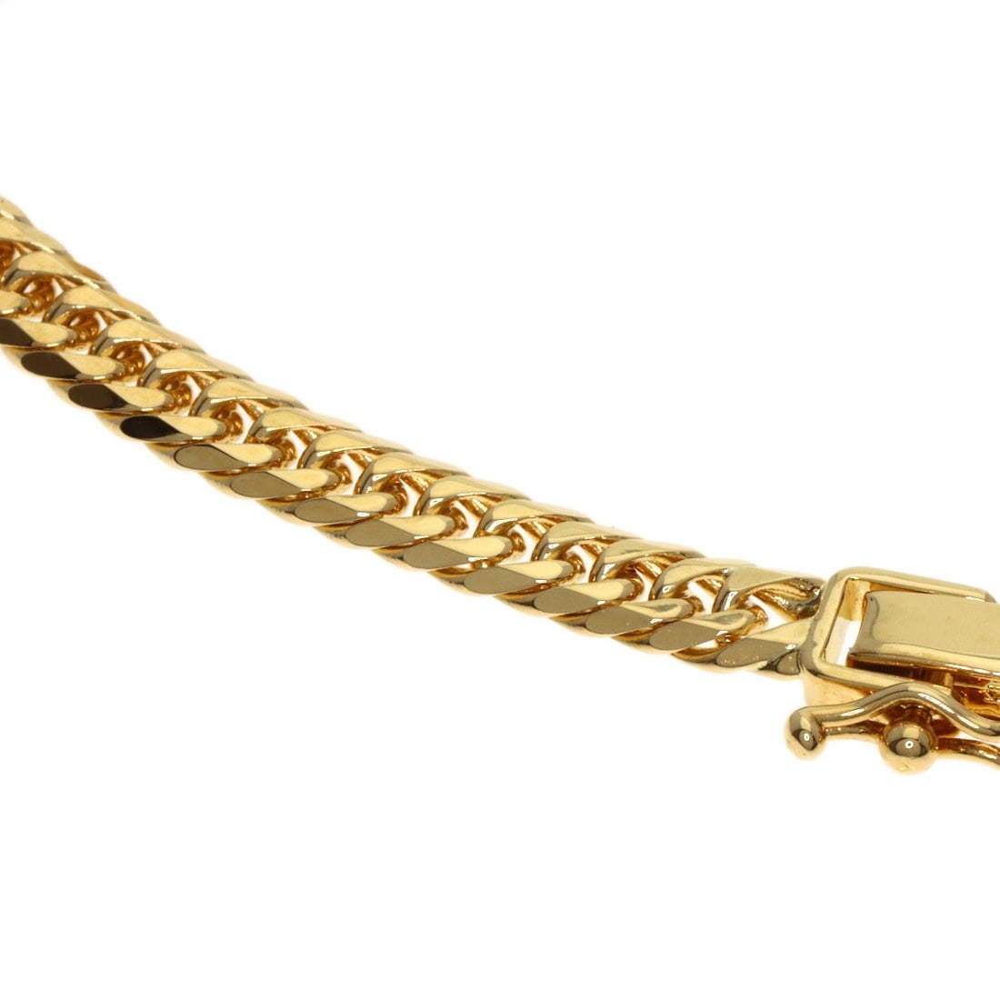 Kihei 6-Sided Curb Chain Yellow Gold 10g Bracelet - 7