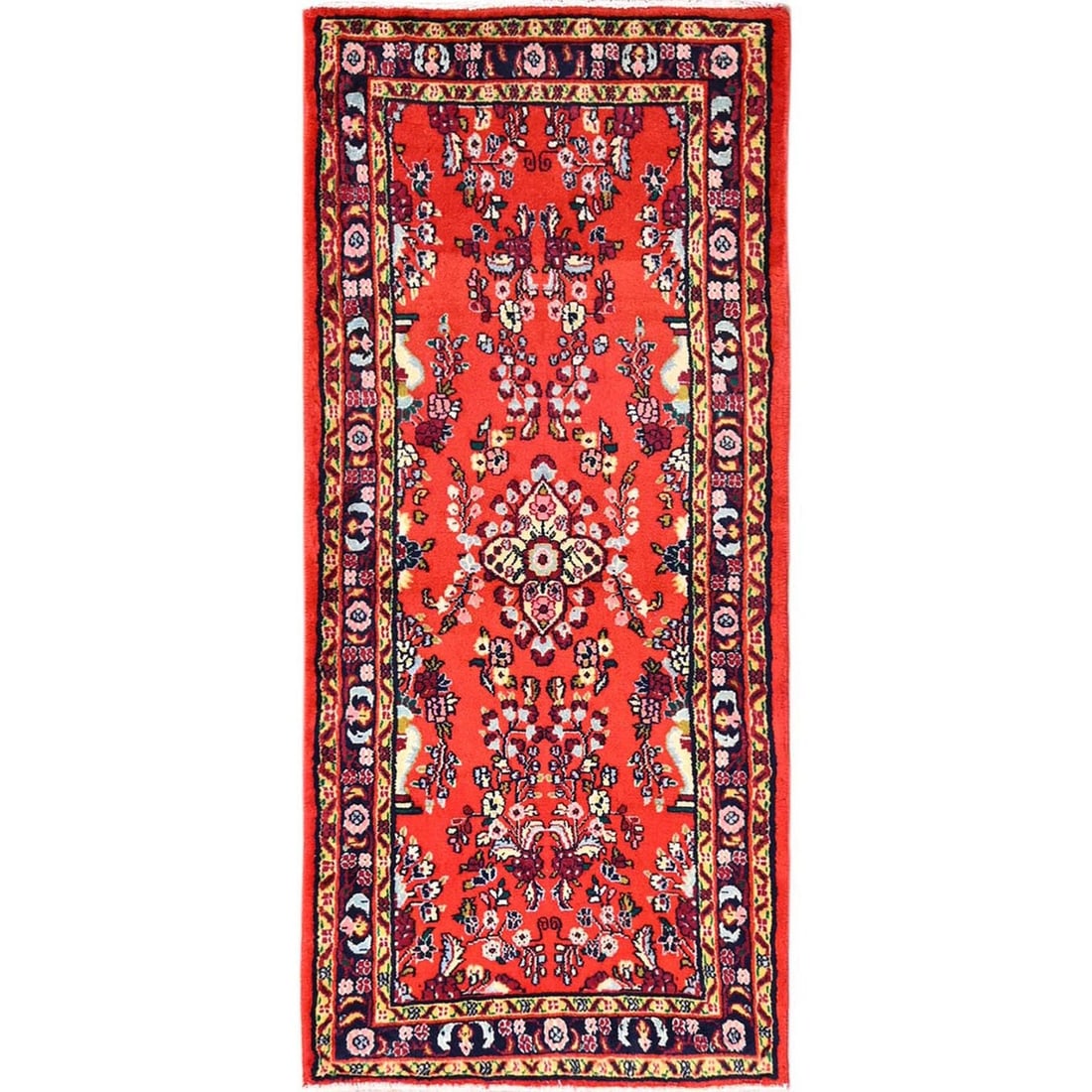 Runner 2'7"x6' Chili Red Hand Knotted New Zoroastrian Pure Wool Full Pile: Runner 2'7"x6' Chili Red Hand Knotted New Zoroastrian Pure Wool Full Pile Experience the rich heritage of Turkish craftsmanship with this stunning 71" x 180" chili red hand-knotted wool runner, expert