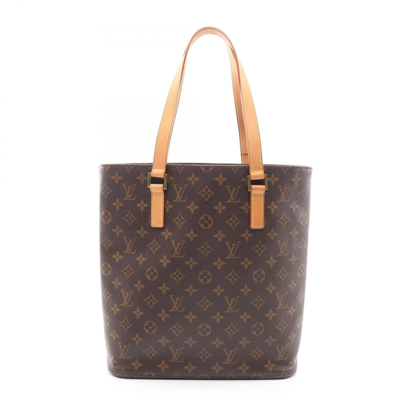 Louis Vuitton Coated Canvas Tote Bag in Leather: Louis Vuitton Coated Canvas Tote Bag in Leather A timeless and sophisticated accessory, this Louis Vuitton Coated Canvas Tote Bag in Leather is a must-have for any fashion enthusiast. With its classic
