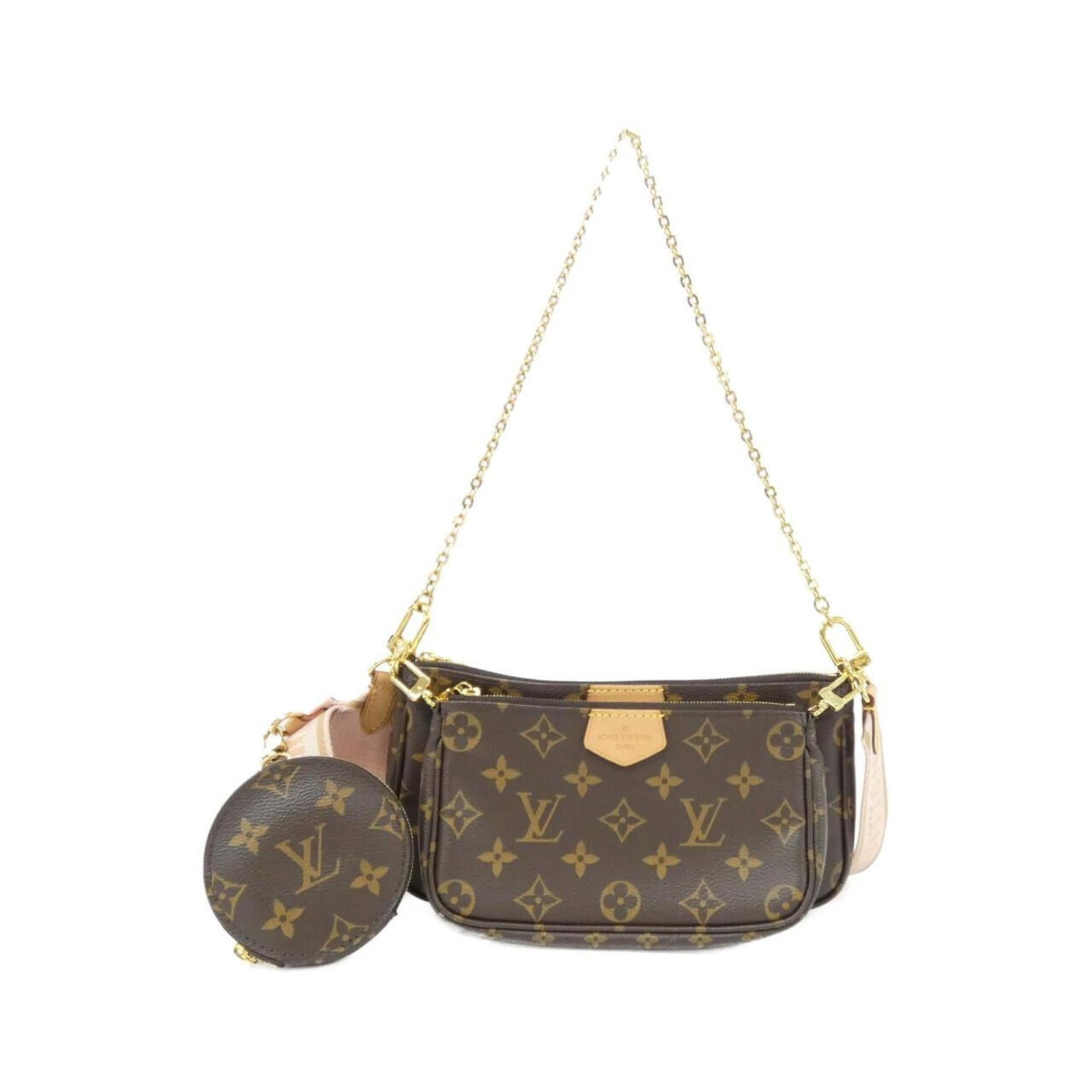 Louis Vuitton Monogram Pochette Pouch Shoulder Bag: Louis Vuitton Monogram Pochette Pouch Shoulder Bag A timeless and elegant accessory, the Louis Vuitton Monogram Pochette Pouch Shoulder Bag is a must-have for any fashion enthusiast. With its iconic m