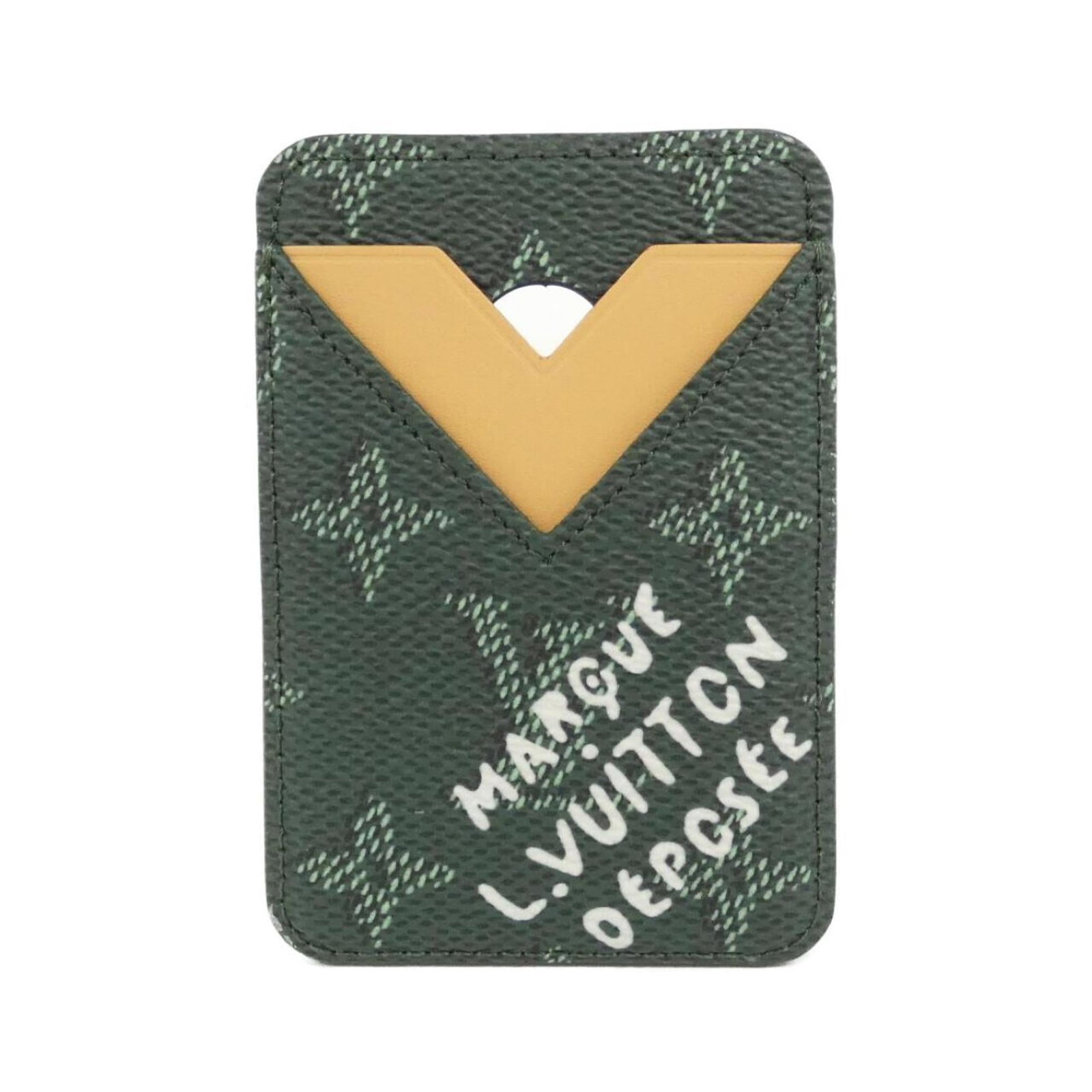 Louis Vuitton Business Card Case in Coated Canvas: Louis Vuitton Business Card Case in Coated Canvas Elevate your professional style with the iconic Louis Vuitton Business Card Case, crafted from durable coated canvas that adds a touch of sophisticati