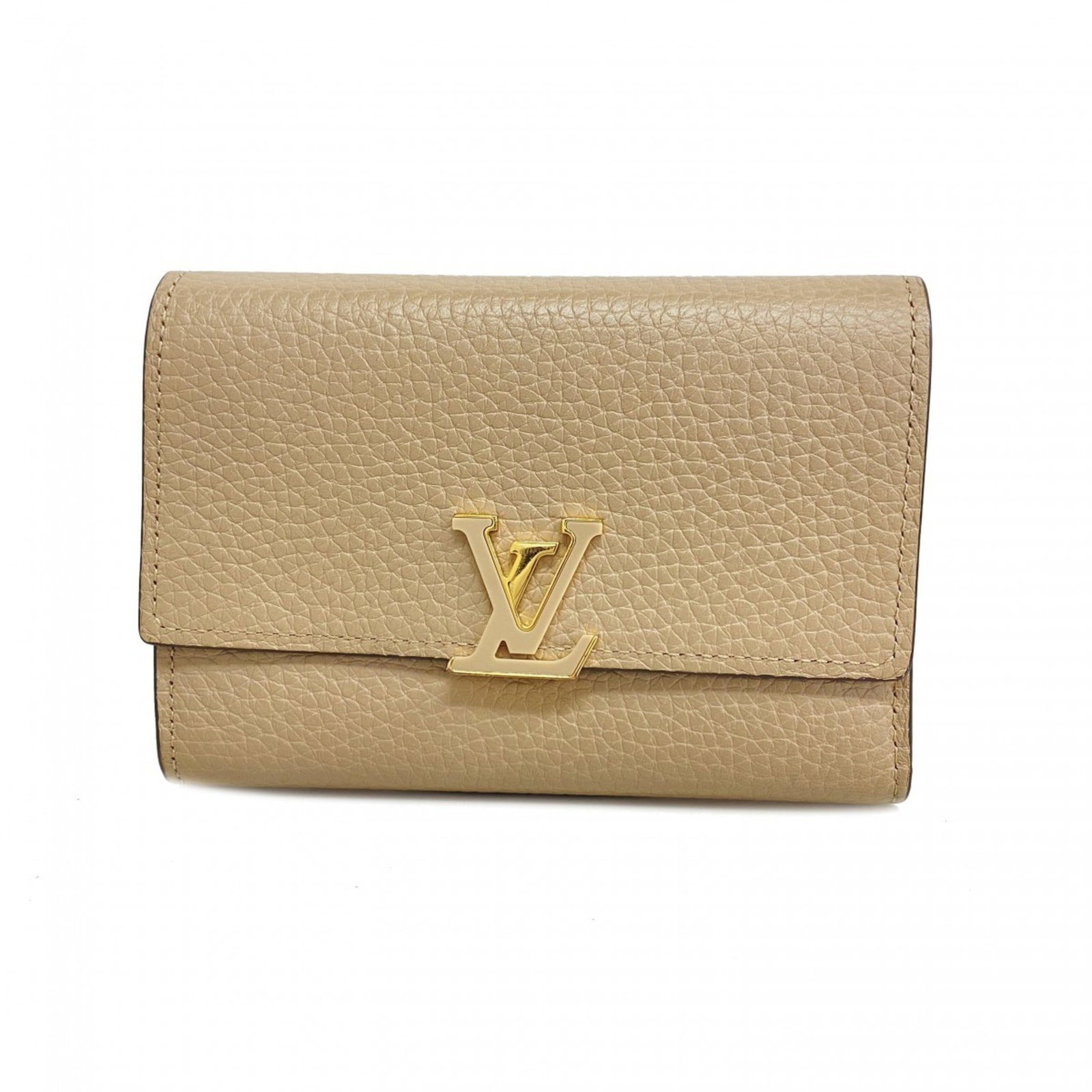 Louis Vuitton Tri-Fold Wallet: Louis Vuitton Tri-Fold Wallet A pre-owned Louis Vuitton tri-fold wallet, boasting the iconic brand's signature Galle pattern and sleek design. With its classic tri-fold layout and durable