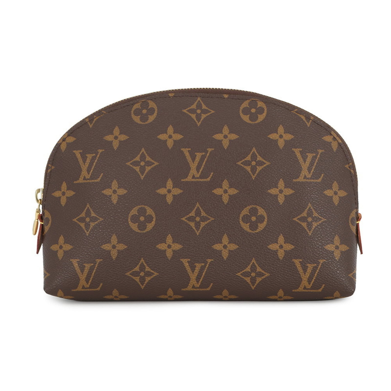 Louis Vuitton Monogram Pouch: Louis Vuitton Monogram Pouch Elevate your everyday style with the iconic Louis Vuitton Monogram Pouch, boasting the brand's signature beveled monogram pattern in rich beige hues and sleek gold hardwar