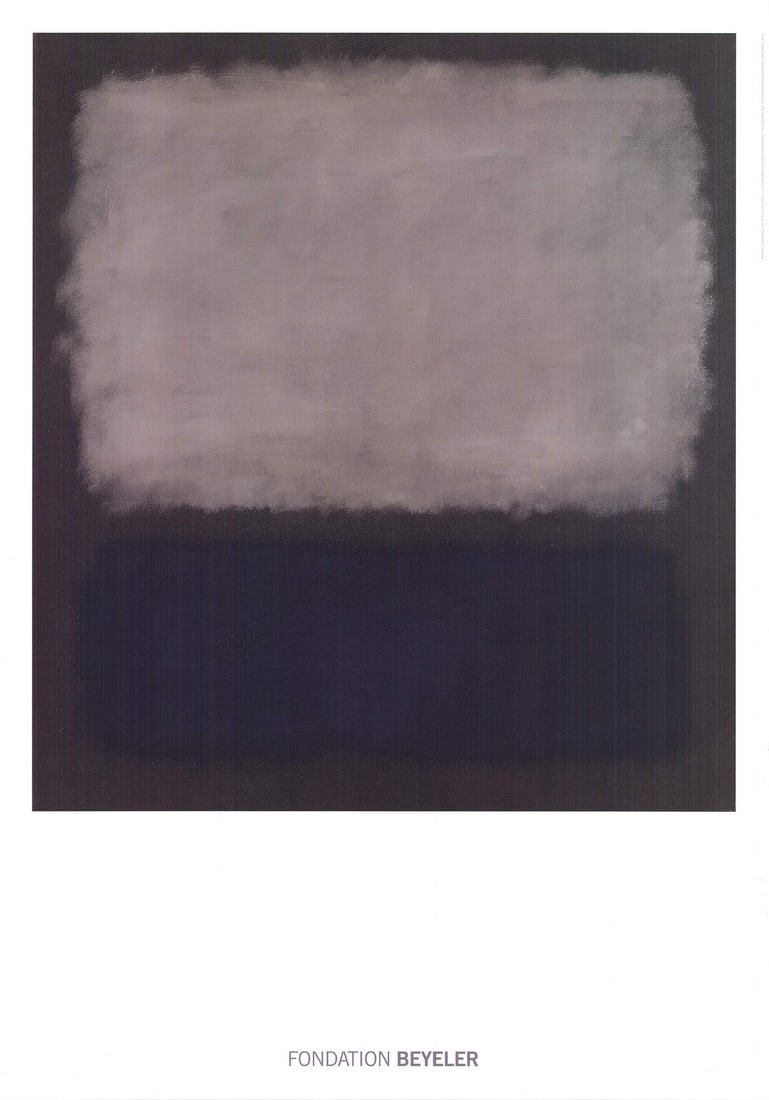 MARK ROTHKO Blue & Gray 39.5" x 27.5" Poster 2015 Abstract: MARK ROTHKO Blue & Gray 39.5" x 27.5" Poster 2015 Abstract Experience the emotive power of Mark Rothko's abstract masterpiece, 'Blue & Gray', in stunning offset lithograph form. Printed in 2015 and pa