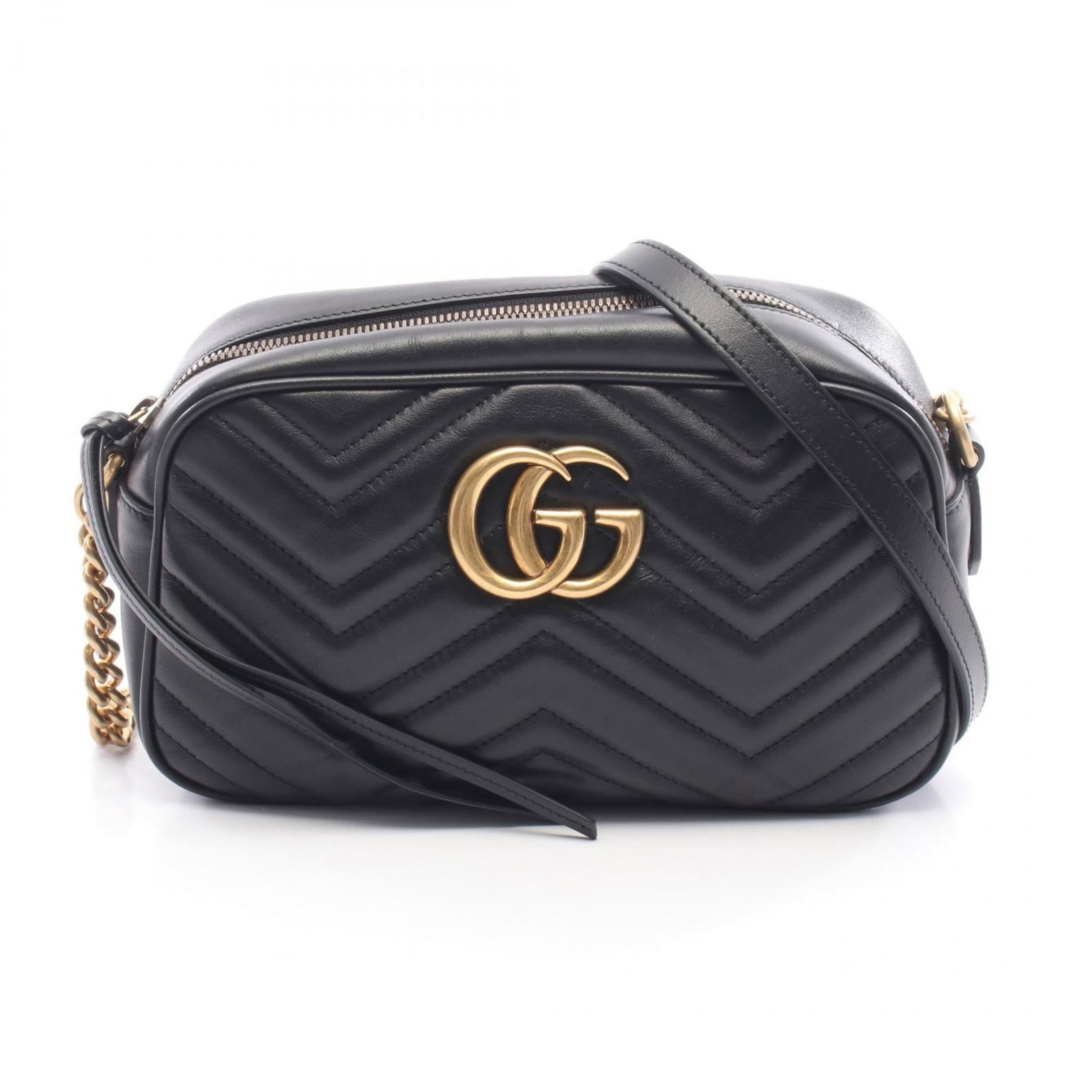 Gucci Leather Shoulder Bag: Gucci Leather Shoulder Bag Elevate your style with this pre-loved Gucci leather shoulder bag, boasting sleek black leather and classic design. With its spacious interior and comfortable straps, it's p