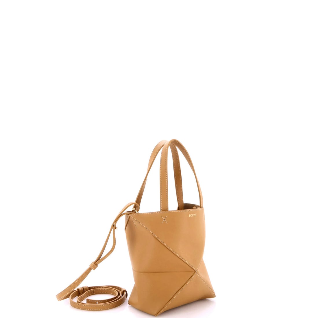 Loewe Mini Puzzle Fold Leather Tote - 2
