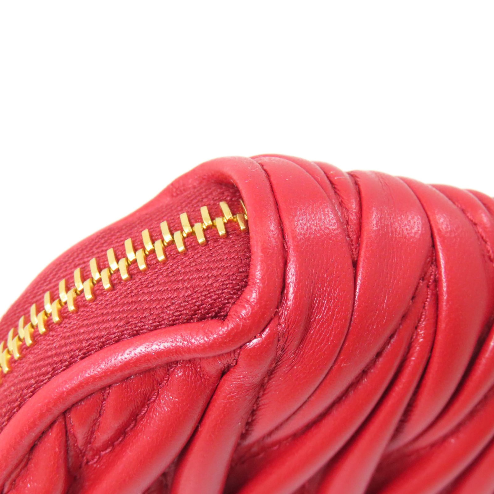 Leather Miu Pouch - 15