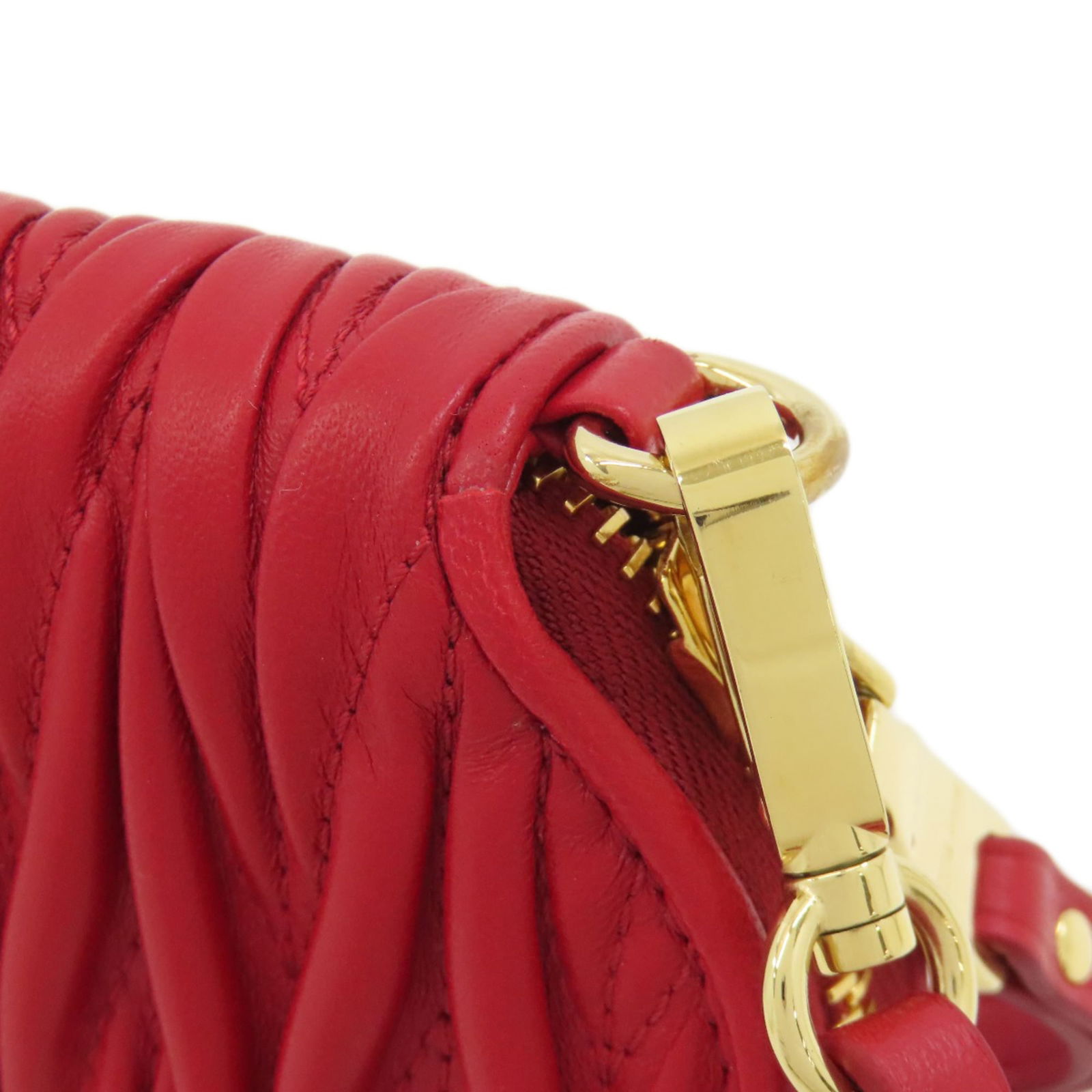 Leather Miu Pouch - 16