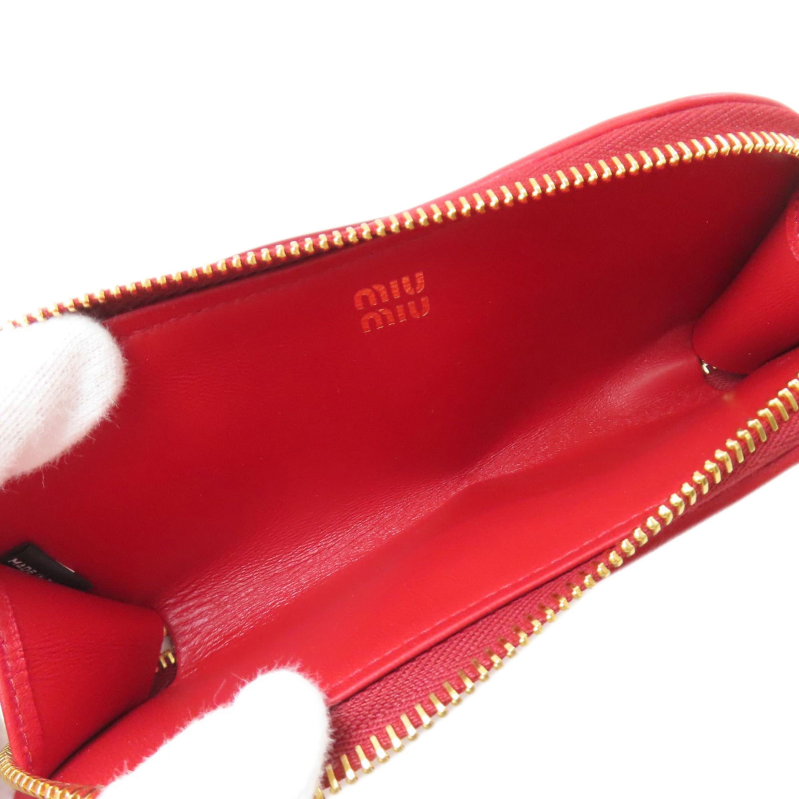 Leather Miu Pouch - 5