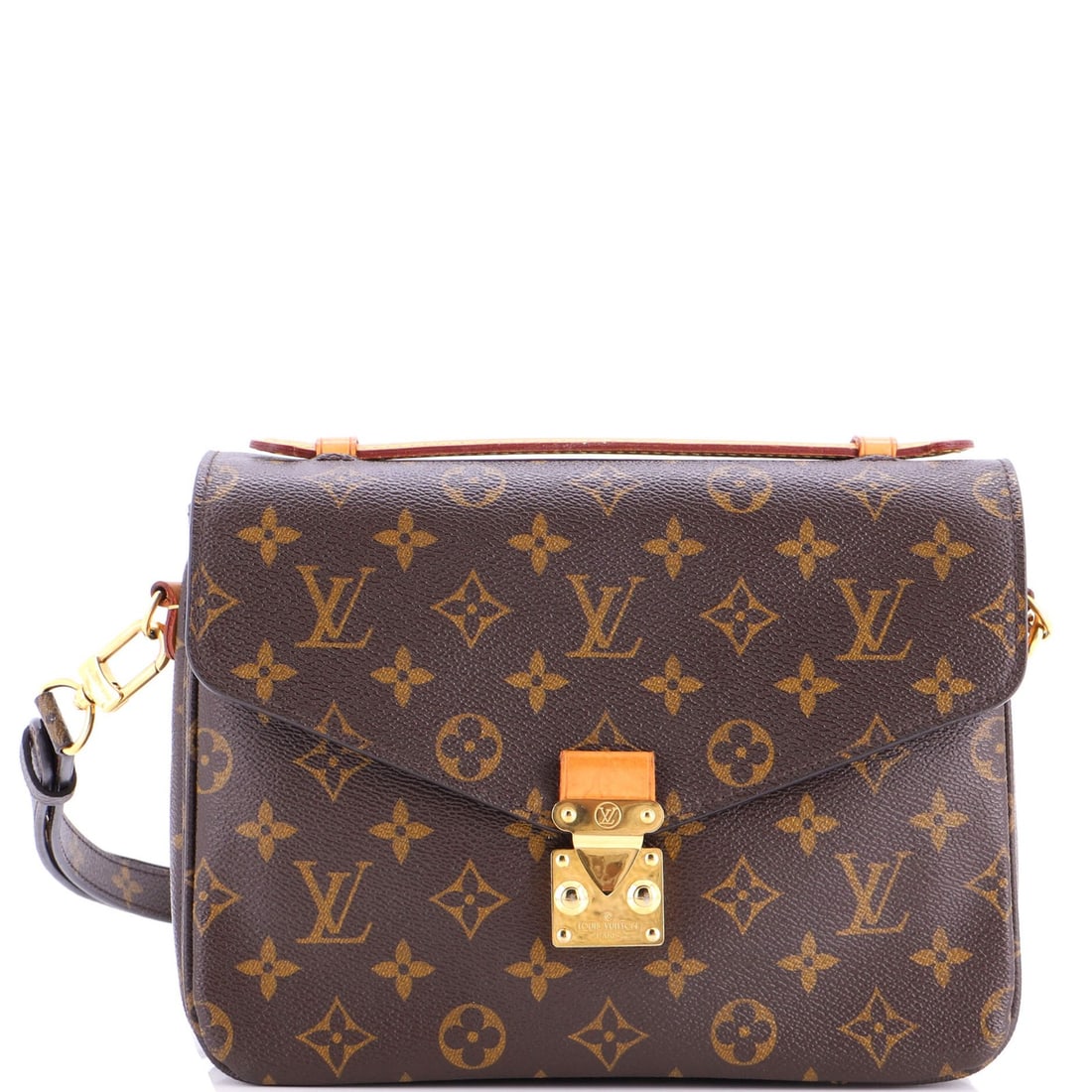 Canvas Louis Vuitton Pochette Metis Monogram: Canvas Louis Vuitton Pochette Metis Monogram The iconic Pochette Metis Monogram from Louis Vuitton is a timeless messenger bag that exudes classic style and sophistication. With its signature monogram