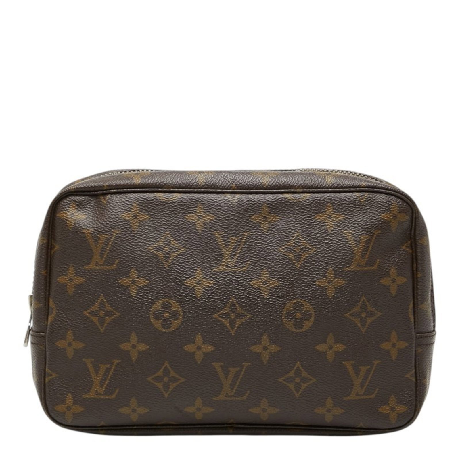Louis Vuitton PVC and Leather Clutch Bag: Louis Vuitton PVC and Leather Clutch Bag A chic and sophisticated accessory, this Louis Vuitton PVC and Leather Clutch Bag boasts a timeless design with its signature monogram pattern and durable PVC