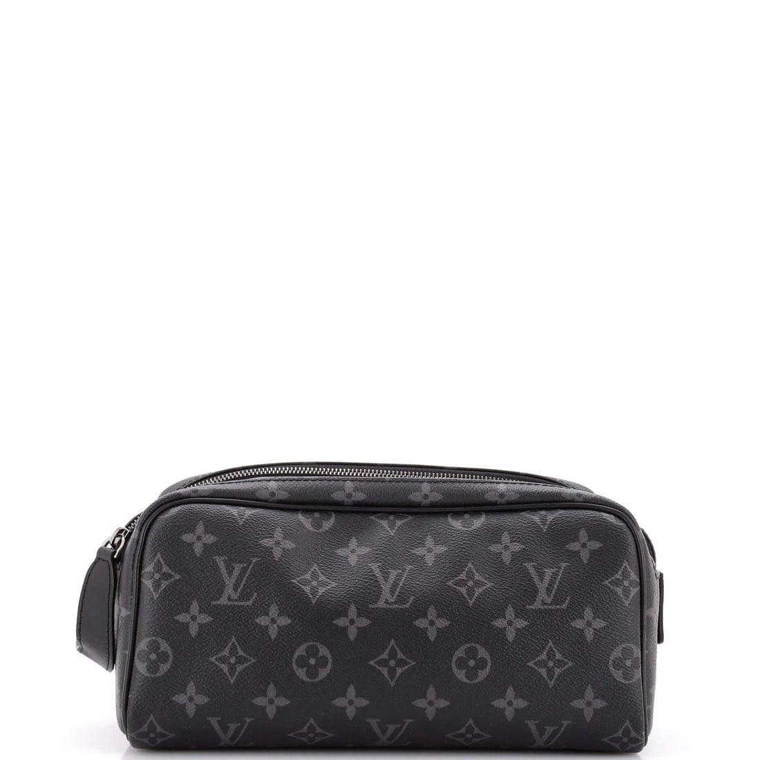 Louis Vuitton Monogram Eclipse Canvas Toiletry Pouch Dopp Kit: Louis Vuitton Monogram Eclipse Canvas Toiletry Pouch Dopp Kit Elevate your travel routine with the iconic Louis Vuitton Monogram Eclipse Canvas Toiletry Pouch Dopp Kit, boasting the brand's signature