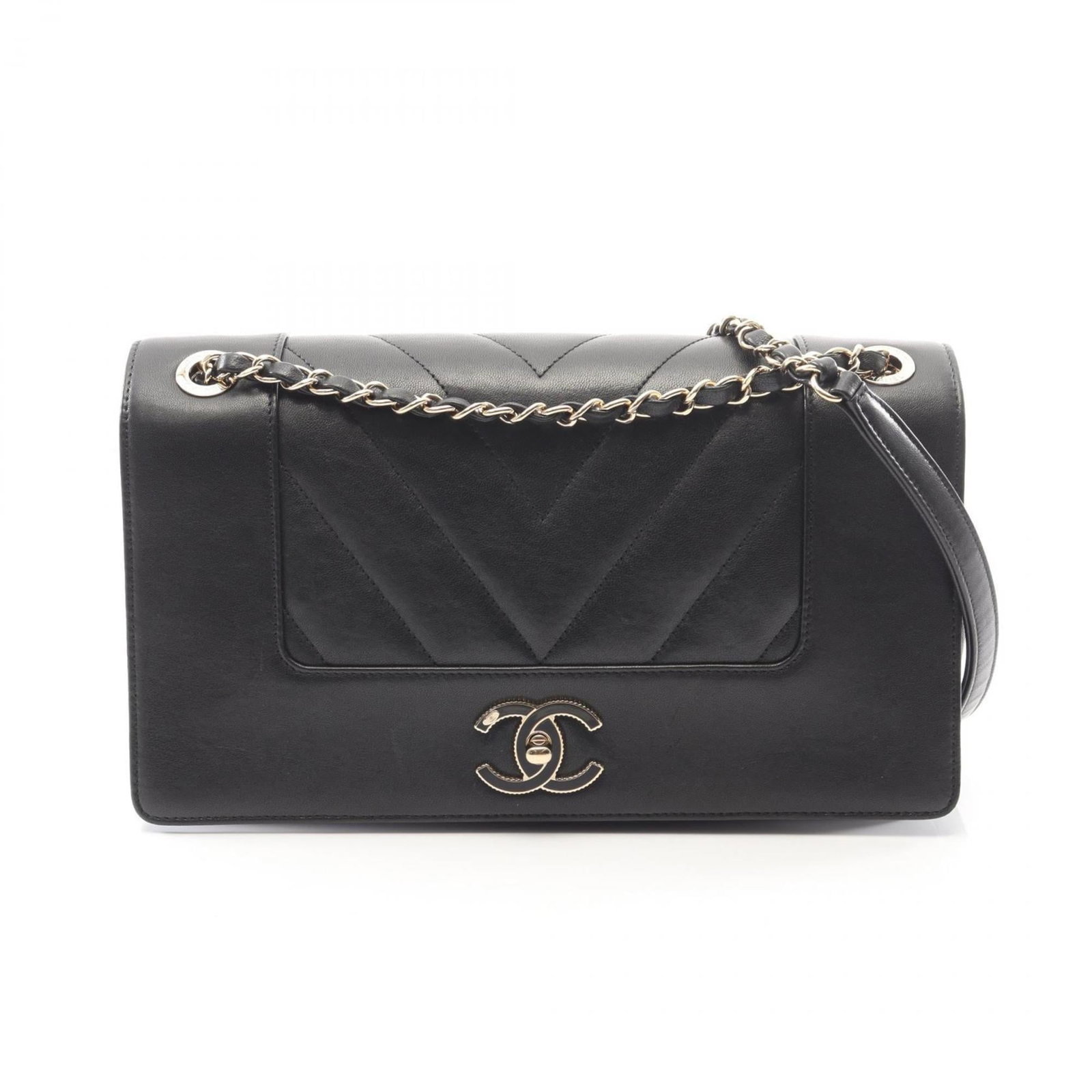 Chanel Leather Shoulder Bag: Chanel Leather Shoulder Bag A timeless and sophisticated choice for the modern woman, this classic Chanel leather shoulder bag boasts sleek lambskin trim and a chic black finish that exudes effortless