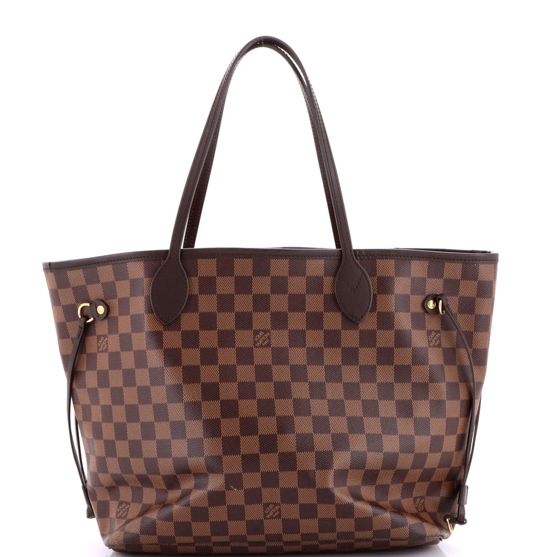 Louis Vuitton Neverfull NM Damier MM Tote: Louis Vuitton Neverfull NM Damier MM Tote A timeless and stylish addition to any wardrobe, this Louis Vuitton Neverfull NM Damier MM Tote boasts the iconic brand's signature canvas coated exterior in