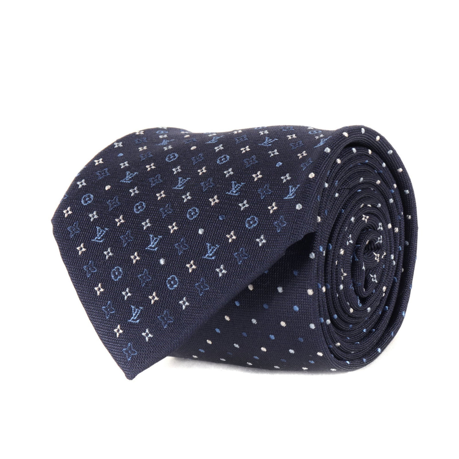 Louis Vuitton Silk Cravat: Louis Vuitton Silk Cravat A luxurious touch for the discerning gentleman, this Louis Vuitton silk cravat boasts classic navy hues and sleek silken fabric, perfect for adding an air of sophistication t