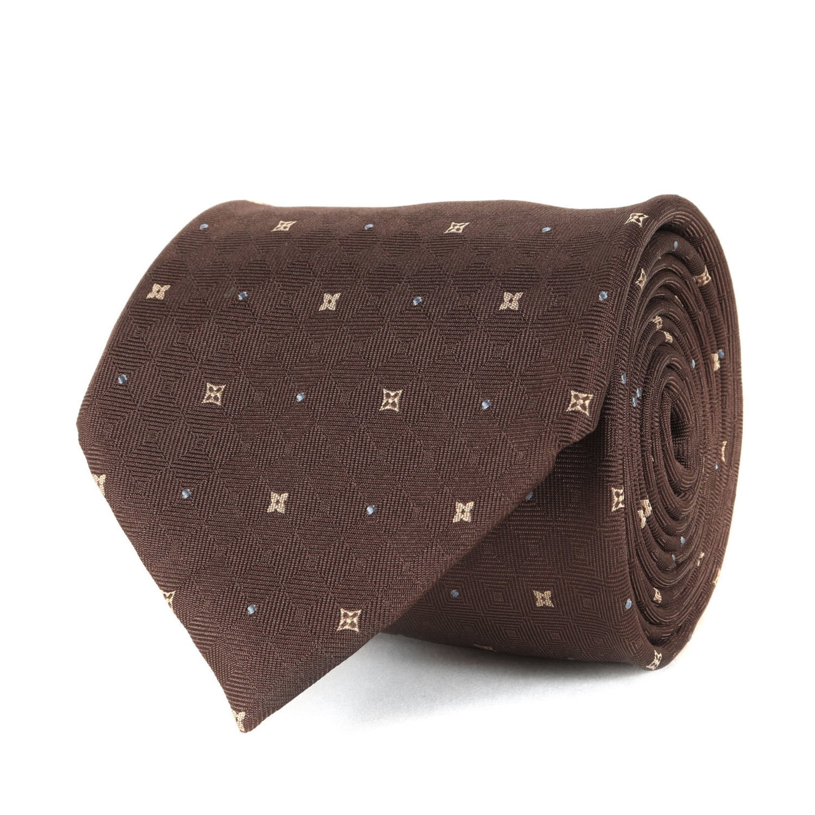 Louis Vuitton Silk Cravat: Louis Vuitton Silk Cravat A luxurious touch for any formal occasion, this Louis Vuitton silk cravat boasts the iconic monogram pattern in rich brown hues. Made from high-quality silk and measuring 147