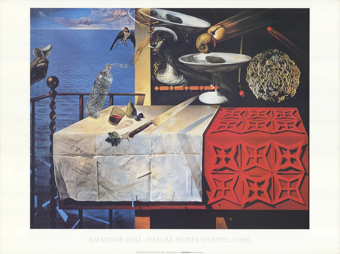 Salvador Dali - Living Dead (23.75" x 31.5") 1995 Offset Lithograph: Salvador Dali - Living Dead (23.75" x 31.5") 1995 Offset Lithograph Experience the surreal world of Salvador Dali with his 1995 offset lithograph, "Living Dead". This stunning piece, measuring 23.75 x