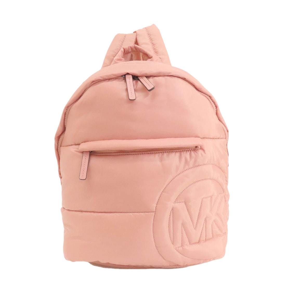 Michael Kors Logo Nylon Daypack Backpack: Michael Kors Logo Nylon Daypack Backpack Elevate your daily routine with the stylish Michael Kors Logo Nylon Daypack Backpack, boasting a vibrant pink hue and durable nylon construction that can withs