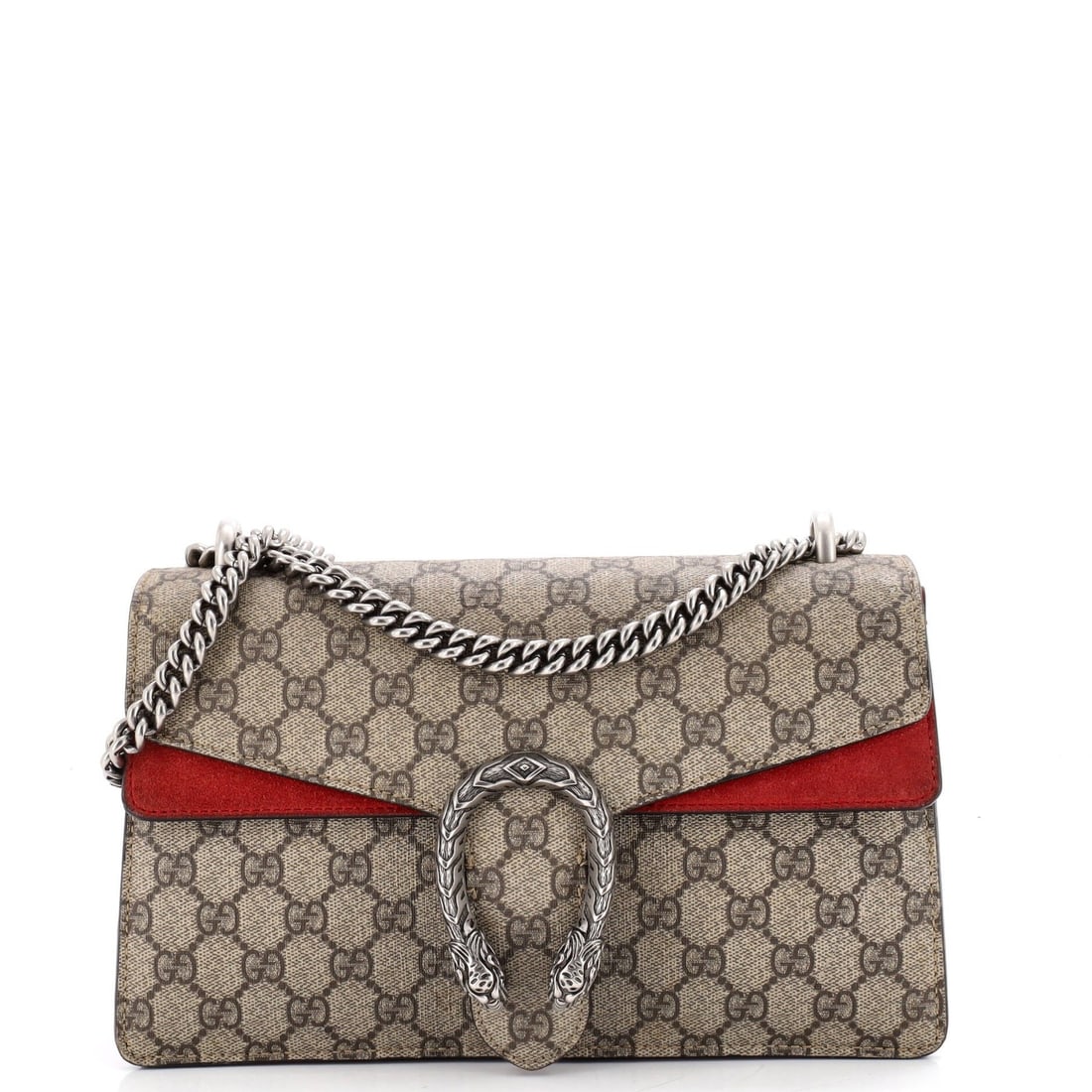 Gucci Dionysus Small GG Coated Canvas Bag: Gucci Dionysus Small GG Coated Canvas Bag The Gucci Dionysus Small GG Coated Canvas Bag is a stylish and sophisticated shoulder bag, boasting the iconic GG logo in a rich brown canvas exterior with su