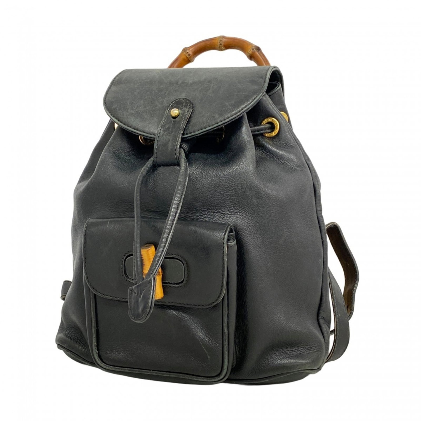 Gucci Leather Backpack: Gucci Leather Backpack A sleek and sophisticated Gucci leather backpack, perfect for adding a touch of luxury to your daily commute or weekend getaways. With its classic black leather exterior and gol