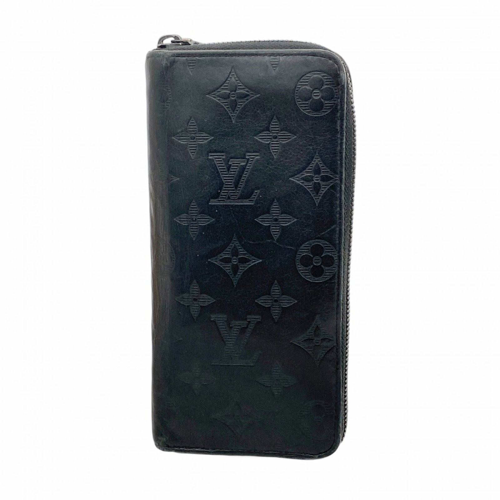 Louis Vuitton Bi-Fold Long Wallet: Louis Vuitton Bi-Fold Long Wallet A classic Louis Vuitton bi-fold wallet, crafted with timeless elegance and sophistication. With its sleek black design and durable construction, this long wallet is