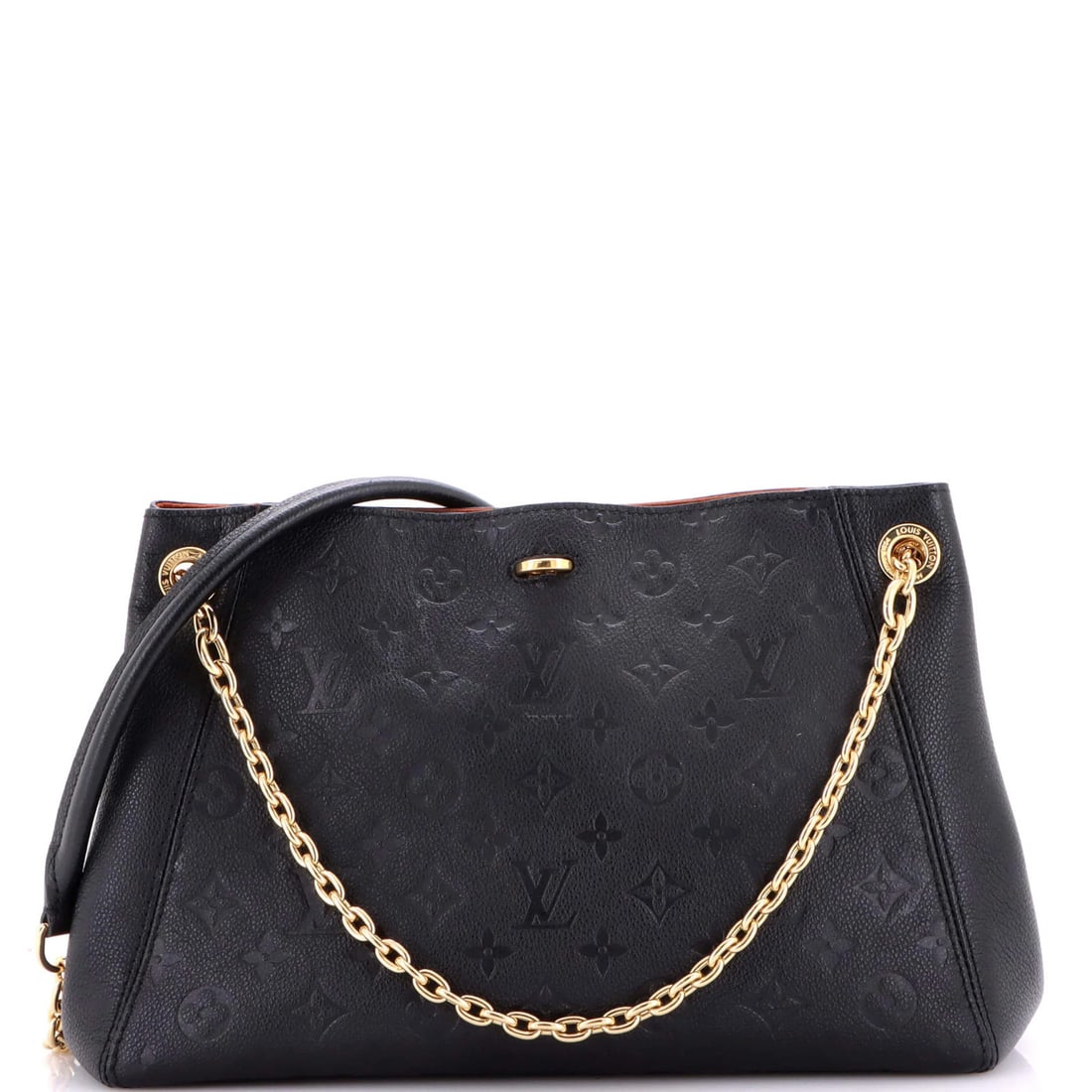Louis Vuitton Monogram Empreinte Leather PM Handbag: Louis Vuitton Monogram Empreinte Leather PM Handbag Experience the timeless elegance of Louis Vuitton with this iconic Monogram Empreinte Leather PM Handbag, boasting the signature black exterior and