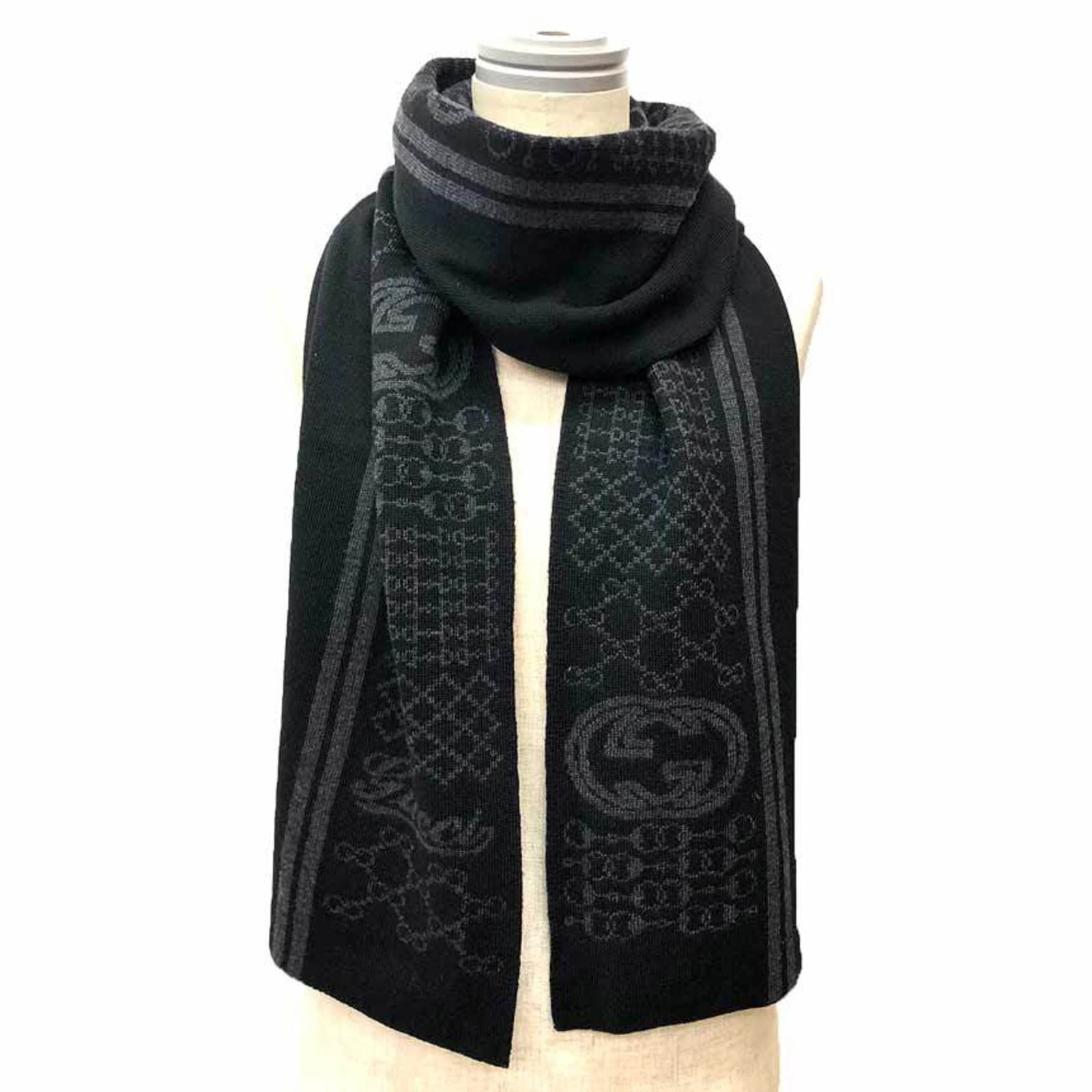 Wool Gucci Stole - 2