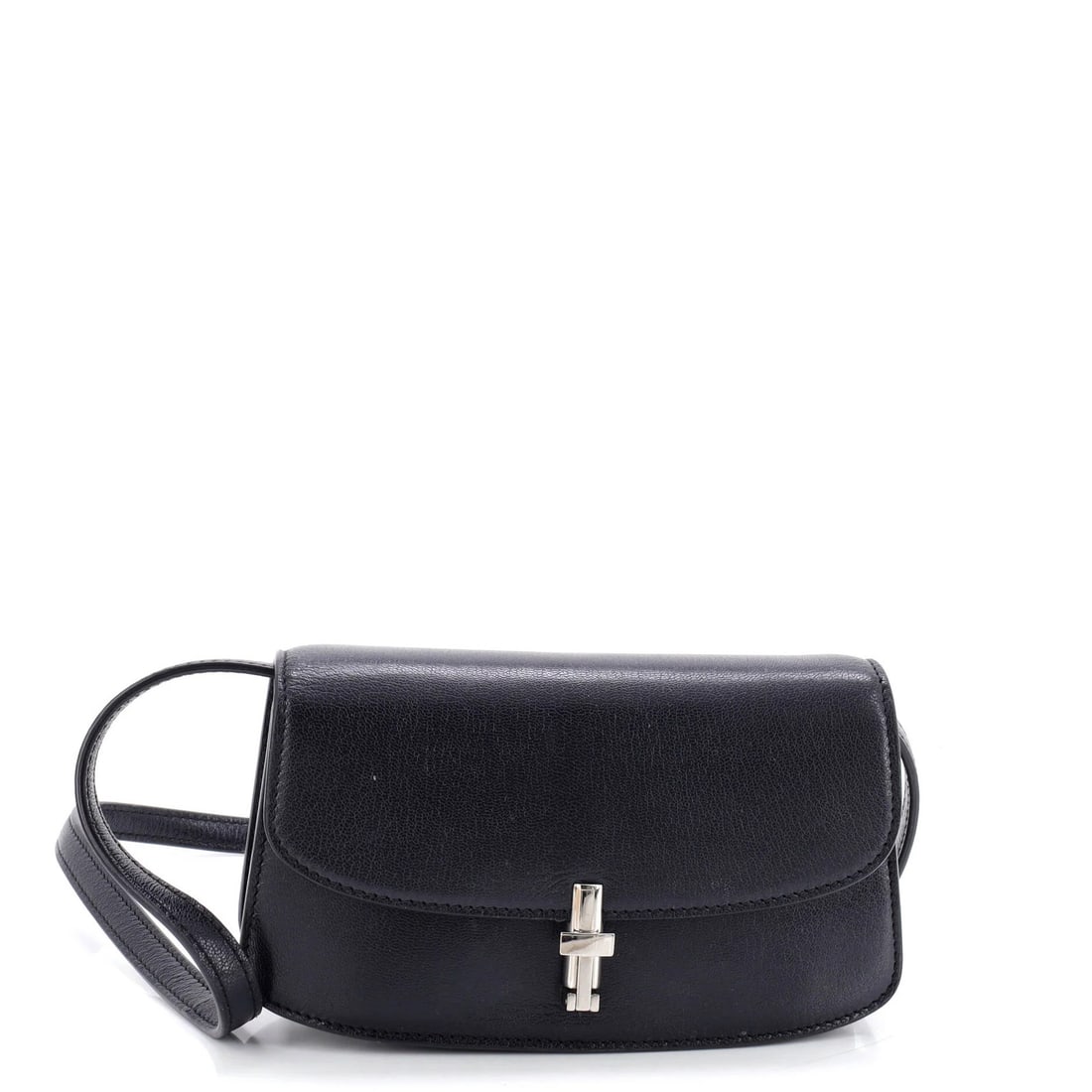West The Row Sofia Crossbody Bag Leather East: West The Row Sofia Crossbody Bag Leather East The Sofia Crossbody Bag Leather East from The Row is a timeless, blue leather design that exudes understated elegance. With its sleek 4" height and adjust