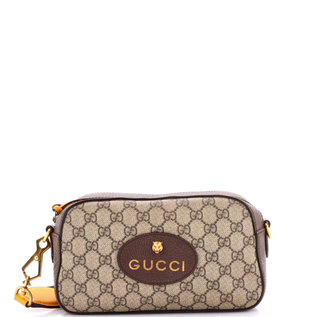 Gucci Neo Vintage Camera Messenger Bag in GG Coated Canvas: Gucci Neo Vintage Camera Messenger Bag in GG Coated Canvas The Gucci Neo Vintage Camera Messenger Bag in GG Coated Canvas is a stylish and functional accessory that exudes luxury. With its classic cro
