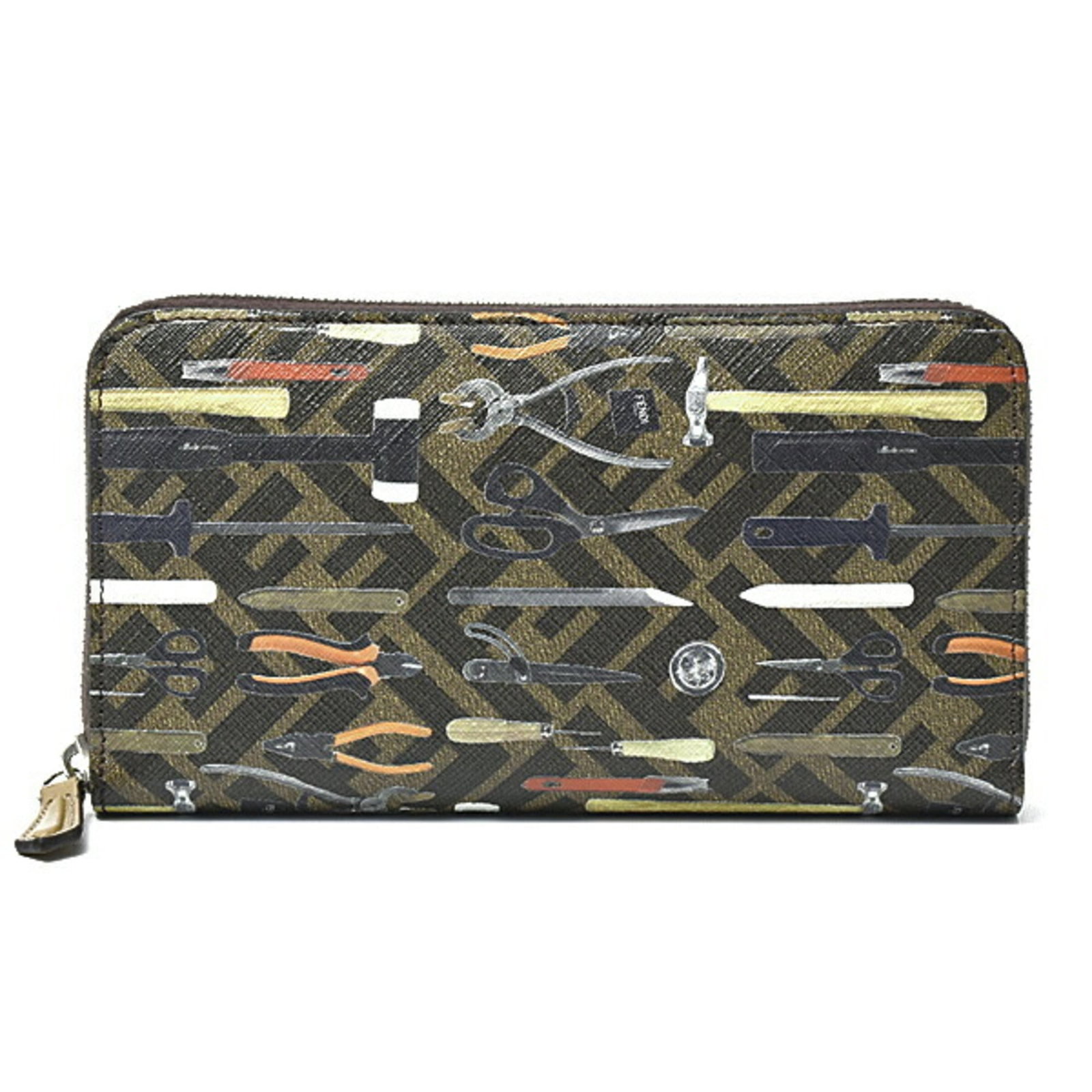 Zucca Fendi Long Wallet (Bi-Fold): Zucca Fendi Long Wallet (Bi-Fold) A luxurious bi-fold wallet from Fendi, crafted with high-quality Zucca material, boasts a sleek and sophisticated design that adds a touch of elegance to any outfit.