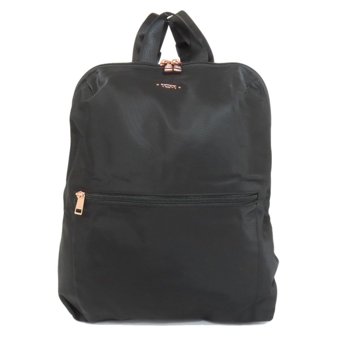 Tumi Nylon Daypack Backpack: Tumi Nylon Daypack Backpack The Tumi Nylon Daypack Backpack is a versatile and durable companion for your daily adventures, with its sleek black nylon exterior and sturdy design that can withstand the