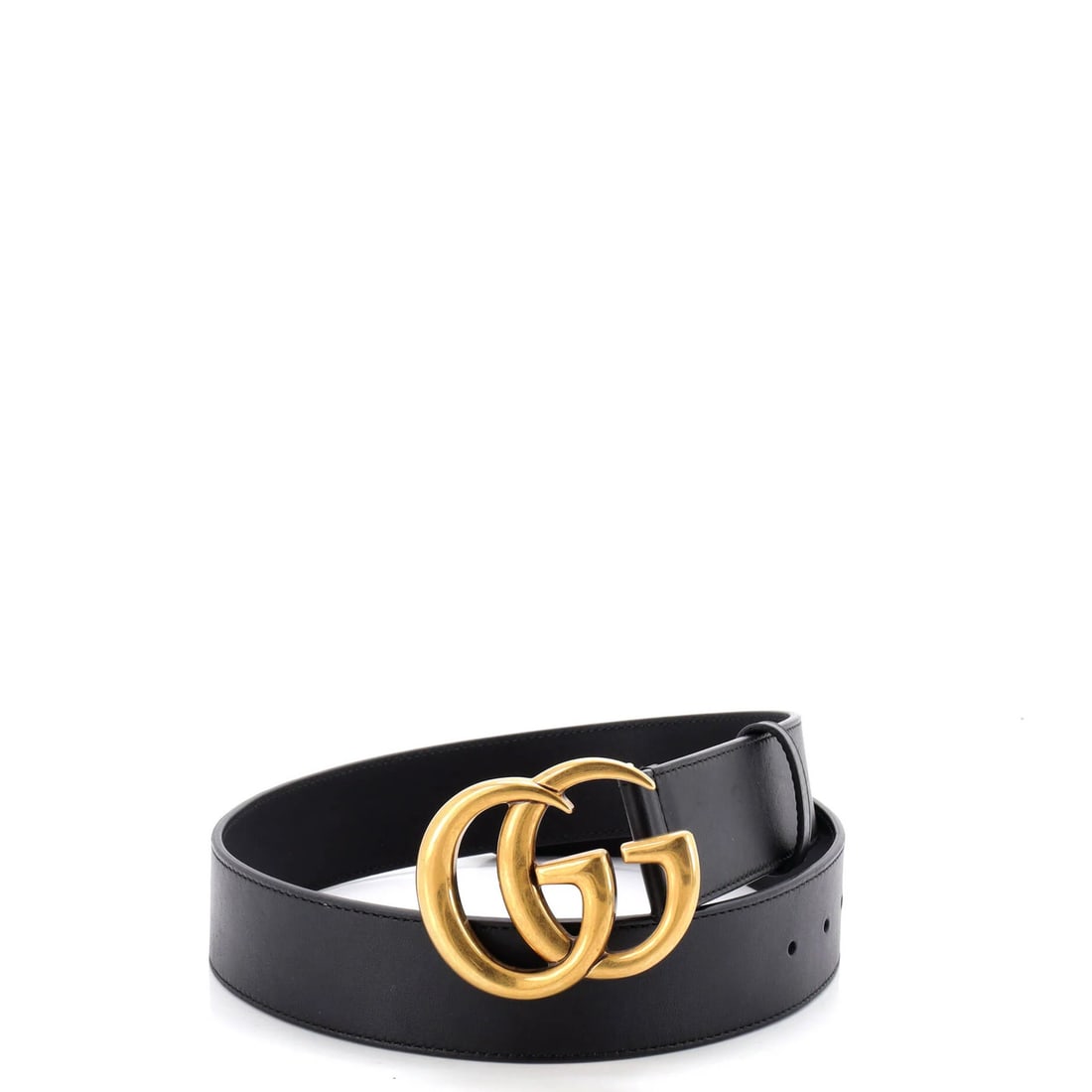 Gucci GG Marmont Wide Leather Belt: Gucci GG Marmont Wide Leather Belt Elevate your style with the iconic Gucci GG Marmont Wide Leather Belt, boasting sleek black leather and aged gold hardware that adds a touch of sophistication to any