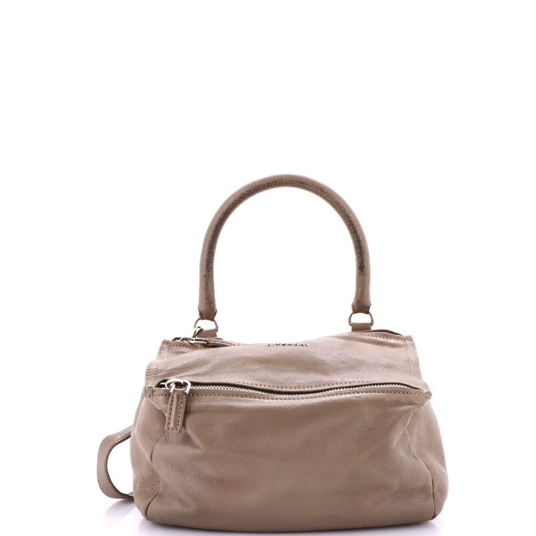 Givenchy Pandora Small Leather Bag: Givenchy Pandora Small Leather Bag A sleek and understated Givenchy Pandora Small Leather Bag, perfect for adding a touch of sophisticated elegance to your daily routine. With its neutral exterior and