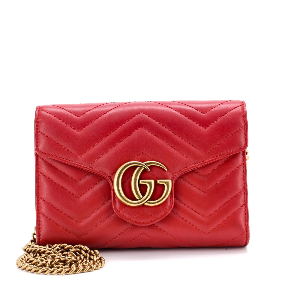 Gucci GG Marmont Chain Wallet in Matelasse Leather Mini: Gucci GG Marmont Chain Wallet in Matelasse Leather Mini Add a touch of luxury to your daily essentials with the iconic Gucci GG Marmont Chain Wallet in Matelasse Leather Mini. This stylish, compact wa