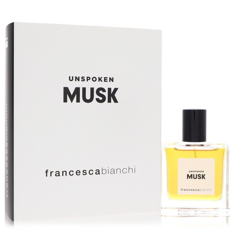 Francesca Bianchi Unspoken Musk Cologne By Extrait De Parfum Spray (Unisex): Francesca Bianchi Unspoken Musk Cologne By Extrait De Parfum Spray (Unisex) Experience the sophisticated elegance of Francesca Bianchi Unspoken Musk, a unisex extrait de parfum spray that combines the