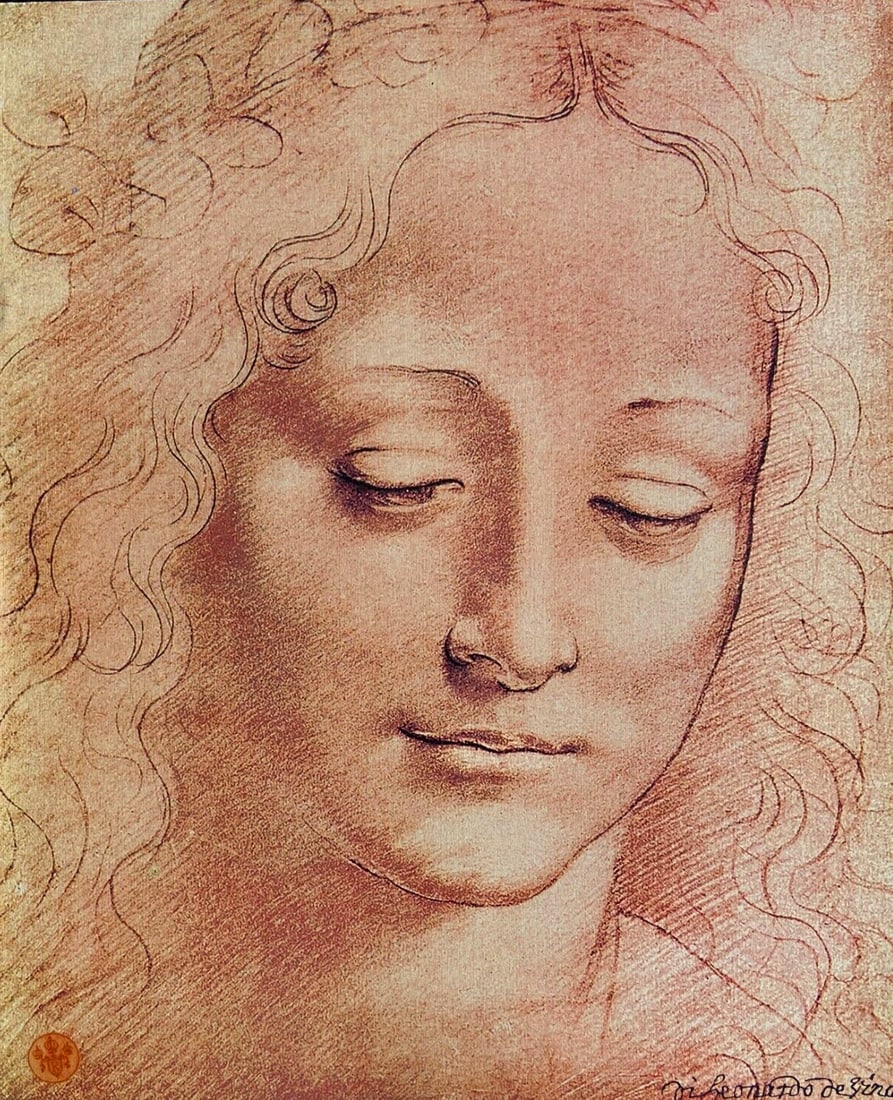 Numbered Leonardo Da Vinci Lithograph From An - 2