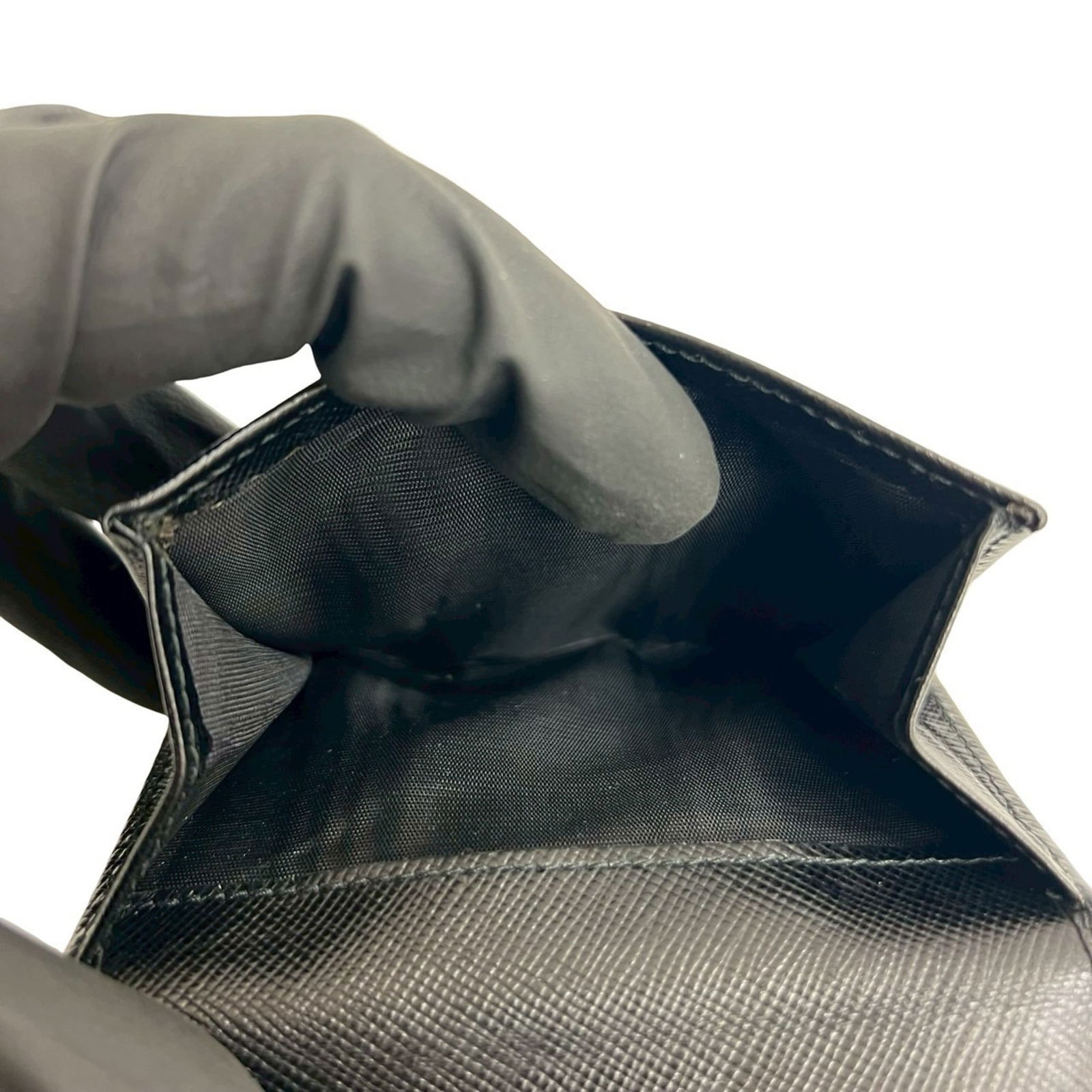 Prada Tri-Fold Leather Wallet - 10