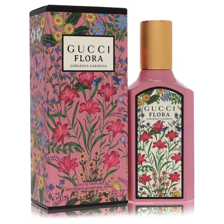 Spray Flora Gorgeous Gardenia Perfume By Gucci Eau De Parfum: Spray Flora Gorgeous Gardenia Perfume By Gucci Eau De Parfum Experience the essence of luxury with Gucci's iconic Spray Flora Gorgeous Gardenia Eau De Parfum, a 400g eau de parfum spray that combines