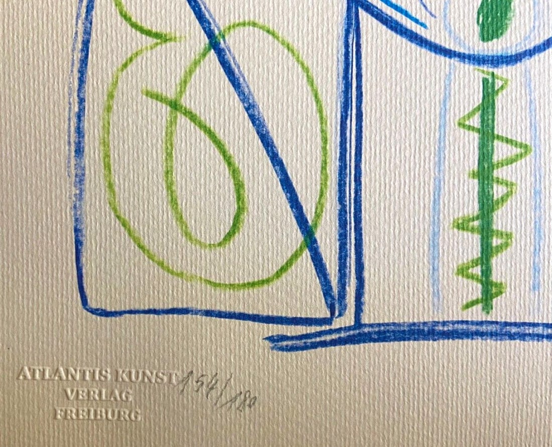 Numbered Pablo Picasso Lithograph - 7