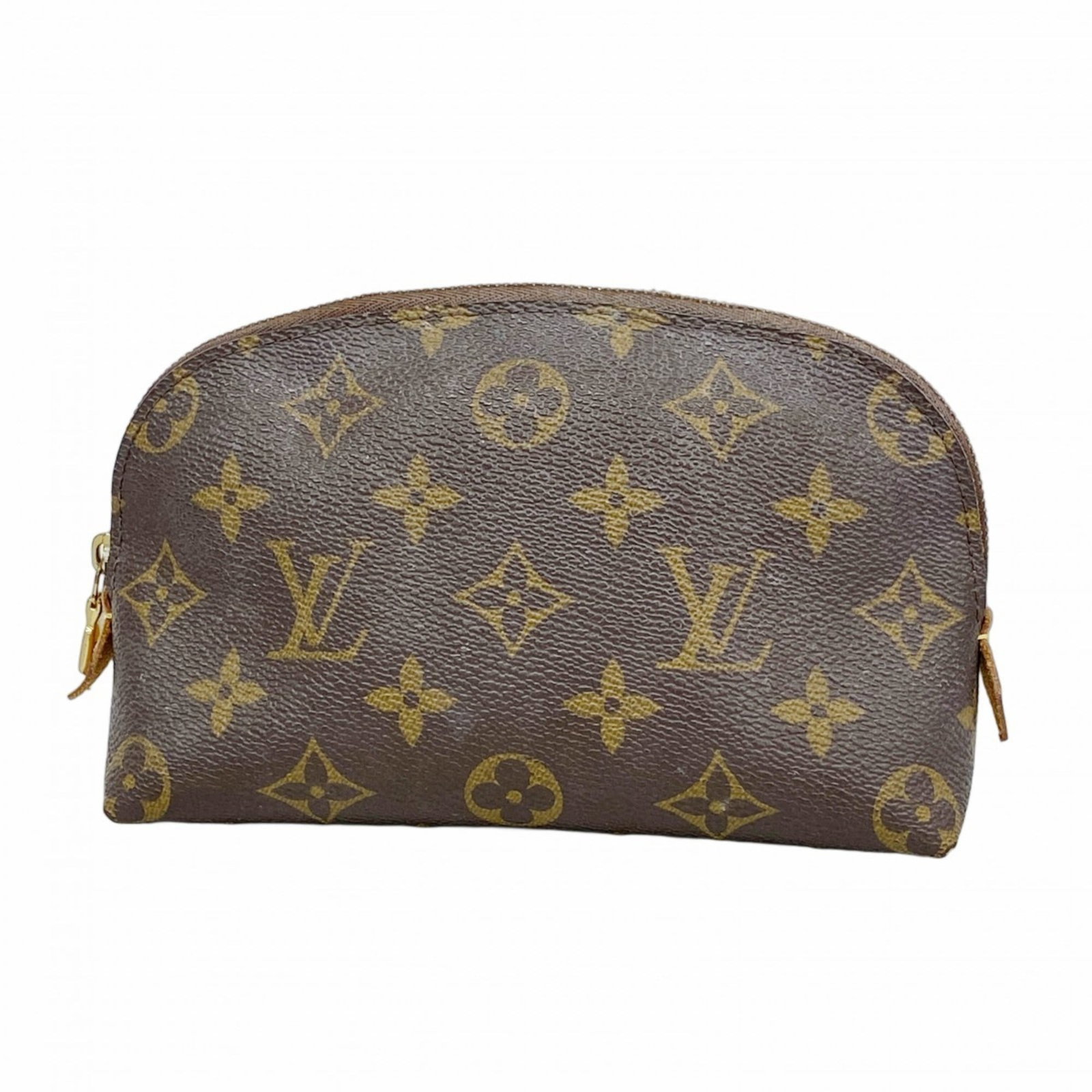 Pouch Louis Vuitton: Pouch Louis Vuitton A stylish and timeless accessory, this Louis Vuitton pouch boasts the iconic monogram pattern in rich brown leather. With its classic design and compact size, it's perfect for addi