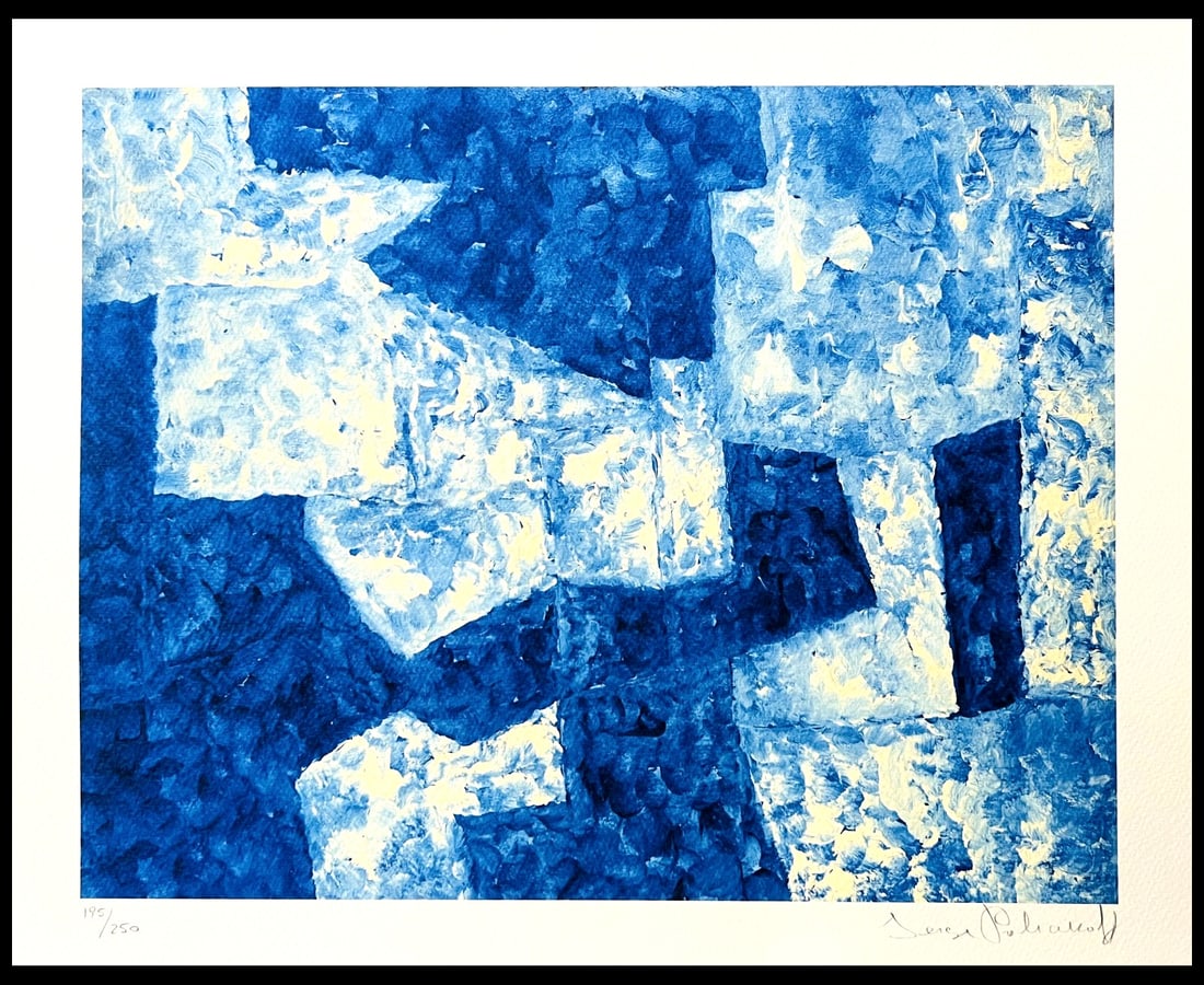 Mondrian Serge Poliakoff Lithograph MOMA Op Numbered Piet: Mondrian Serge Poliakoff Lithograph MOMA Op Numbered Piet A rare opportunity to own a piece of modern art history, this limited edition lithograph by Serge Poliakoff is a stunning example of the artis