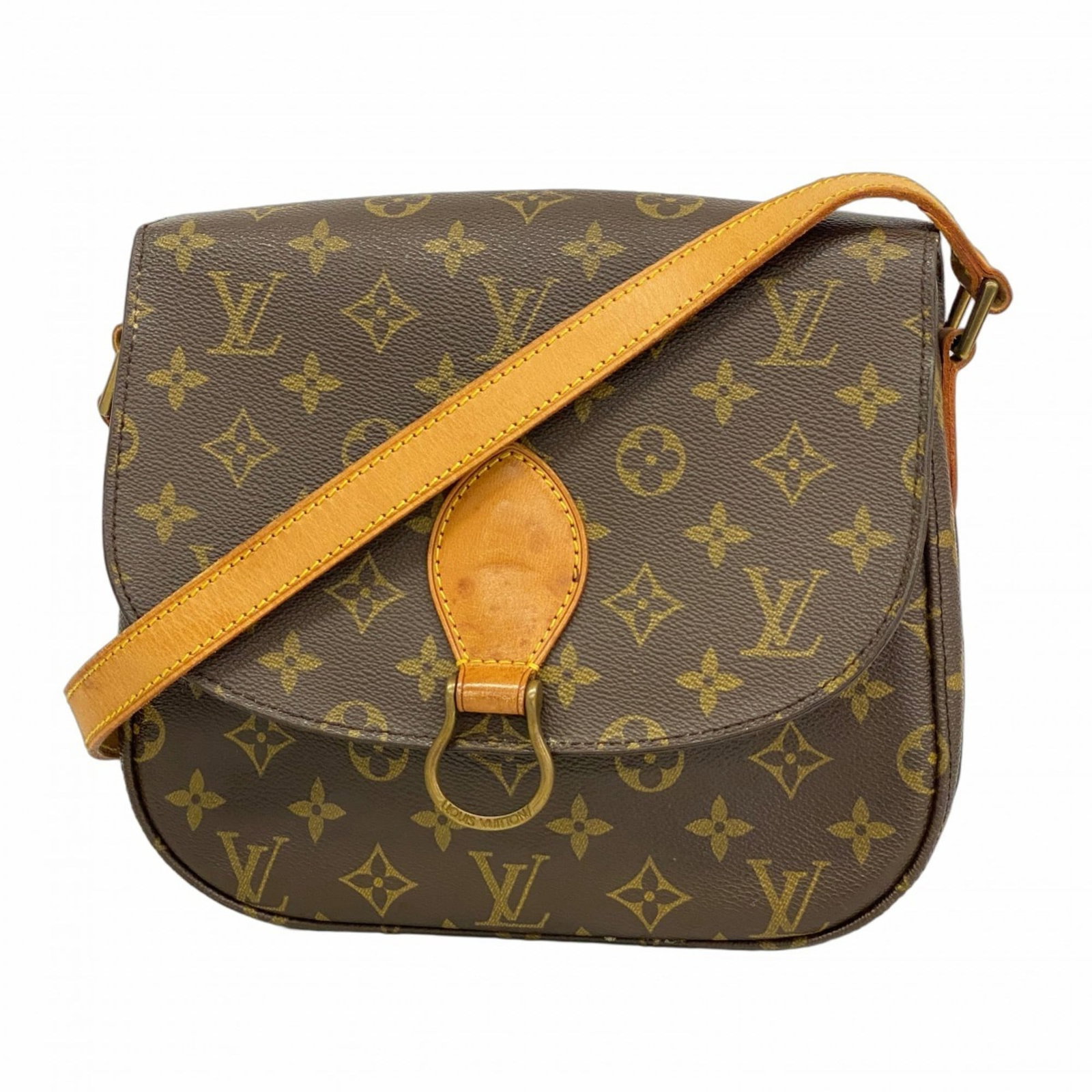 Bag Louis Vuitton Shoulder: Bag Louis Vuitton Shoulder A timeless and stylish Louis Vuitton shoulder bag, this brown beauty boasts the iconic monogram pattern and premium leather construction that defines the brand's luxury aest