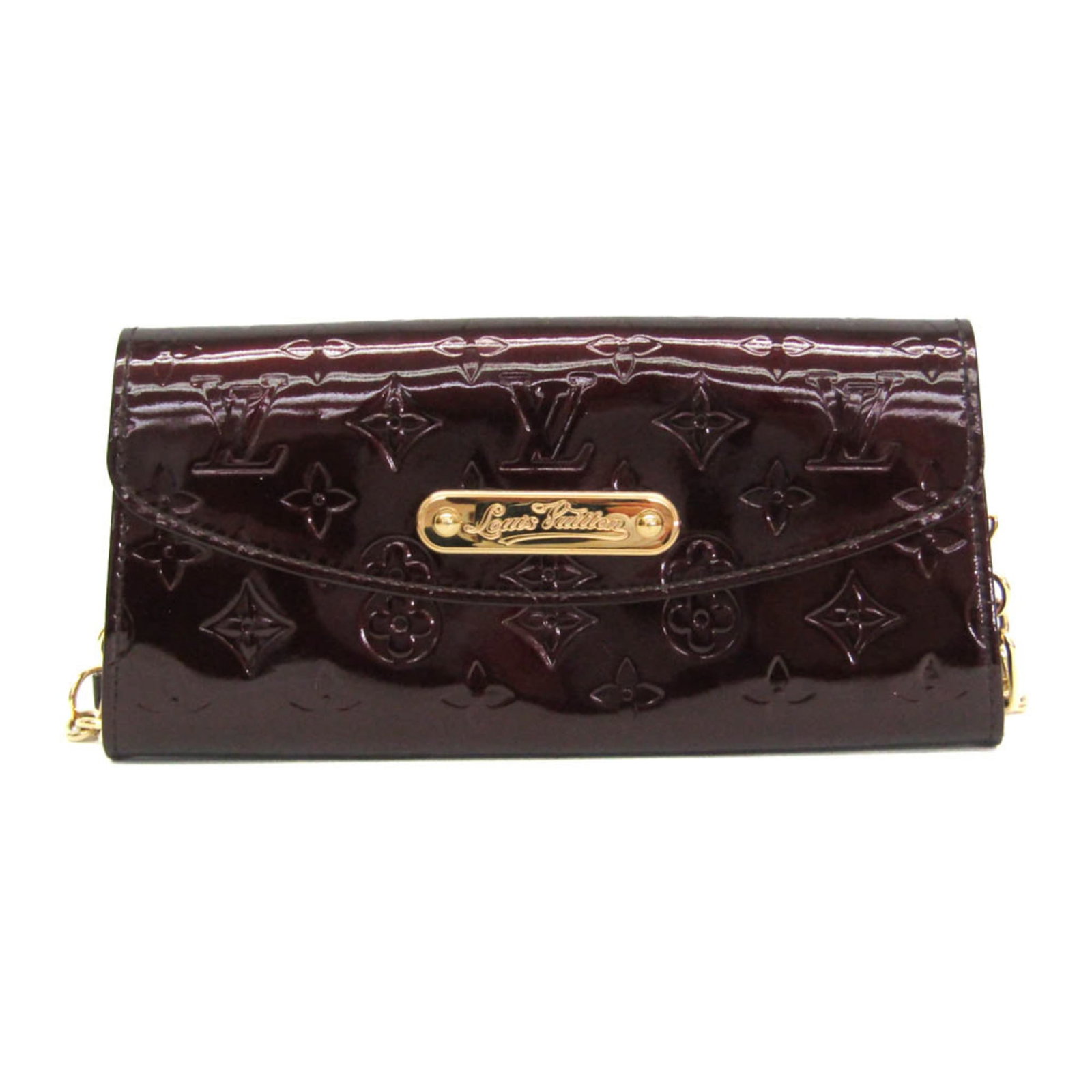 Louis Vuitton Monogram Vernis Shoulder Bag: Louis Vuitton Monogram Vernis Shoulder Bag Experience the timeless elegance of Louis Vuitton with this stunning Monogram Vernis shoulder bag, boasting iconic monogram pattern, sleek flap closure, and