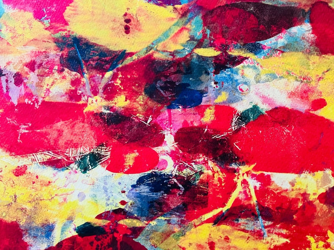 Numbered Sam Gilliam Lithograph - 4