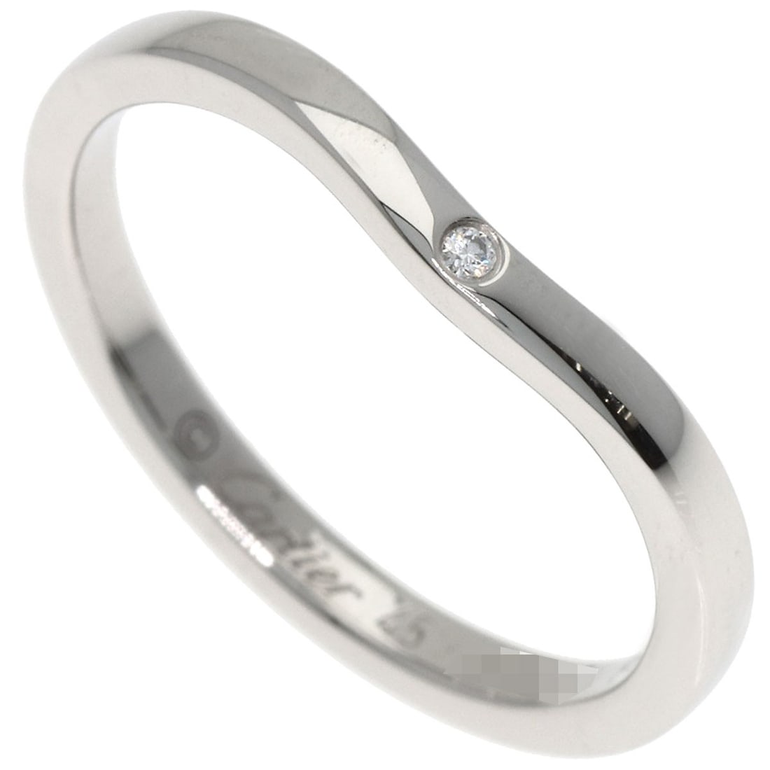 CARTIER Ballerina 1P Diamond Ring in Platinum PT950: CARTIER Ballerina 1P Diamond Ring in Platinum PT950 Experience the timeless elegance of Cartier with this stunning Ballerina 1P diamond ring in platinum, set with a beautiful diamond that shines again