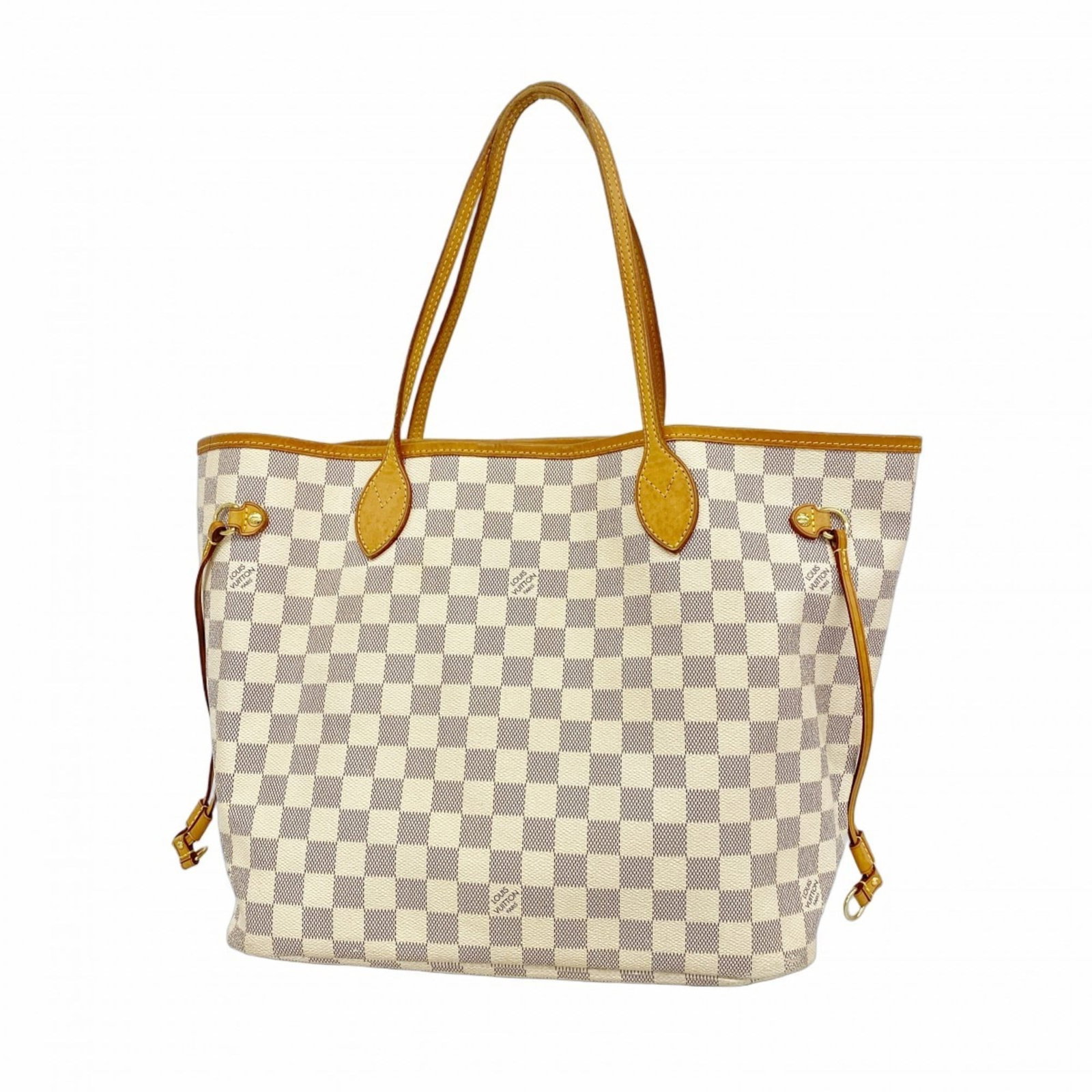 Bag Louis Vuitton Tote: Bag Louis Vuitton Tote A timeless white Louis Vuitton tote, perfect for everyday essentials and stylish outings alike, boasts the iconic monogram pattern and durable design that has made this brand a