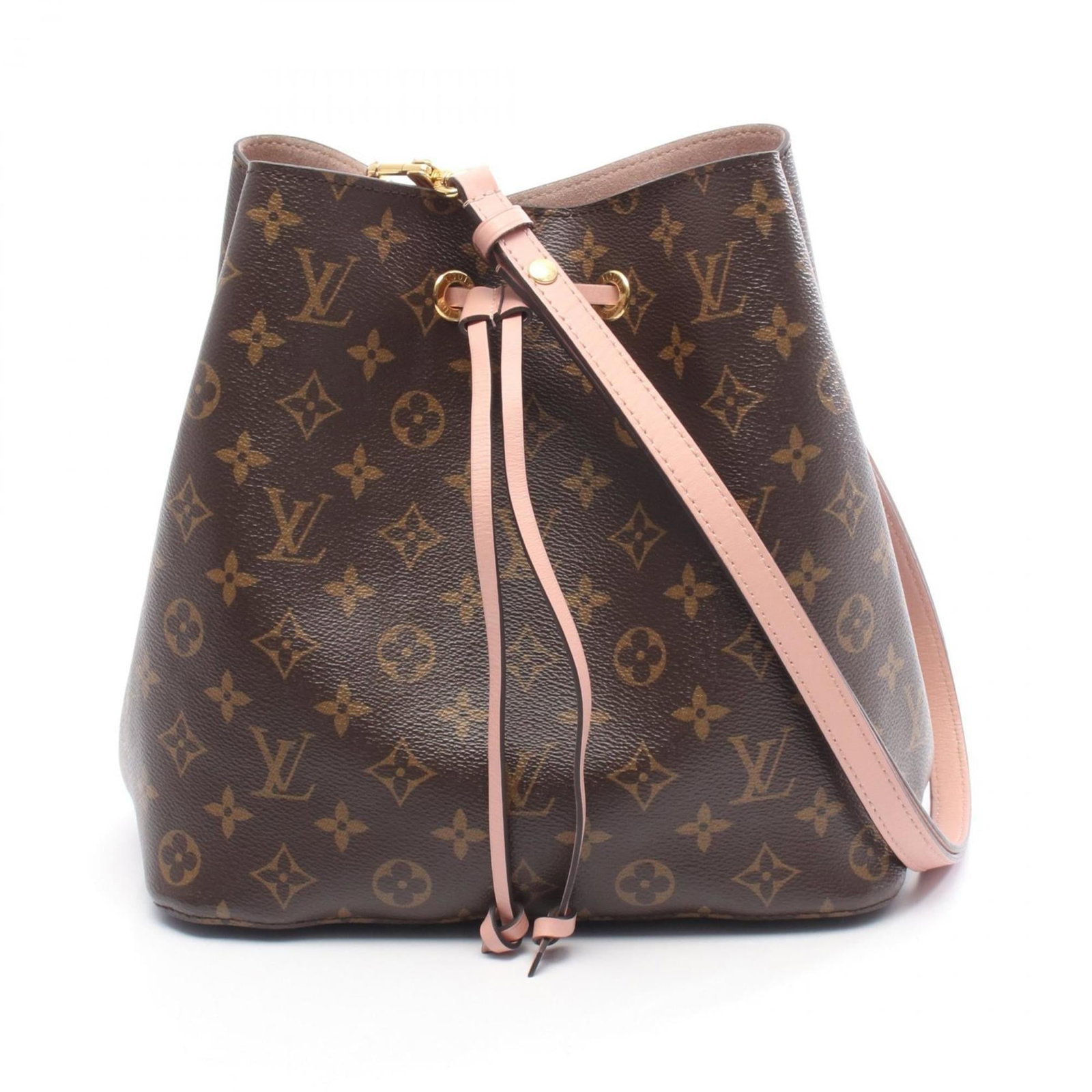 Louis Vuitton Shoulder Bag in Coated Canvas and Leather: Louis Vuitton Shoulder Bag in Coated Canvas and Leather A timeless classic from the iconic Louis Vuitton brand, this shoulder bag boasts a chic combination of coated canvas and leather in rich brown h