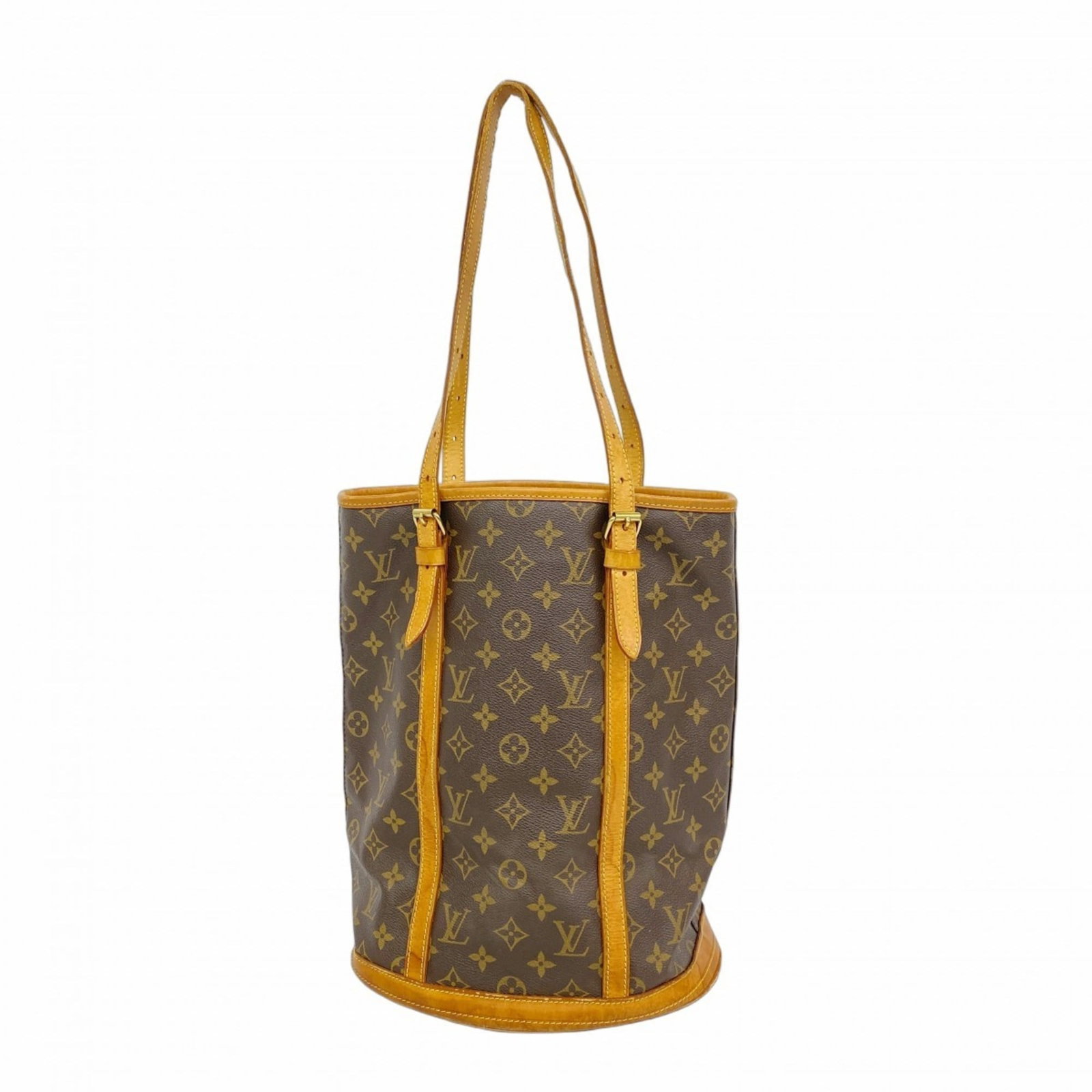 Bag Louis Vuitton Tote: Bag Louis Vuitton Tote A timeless and stylish Louis Vuitton tote bag, this classic brown leather bag is perfect for everyday use. With its spacious interior and comfortable shoulder strap, it's ideal